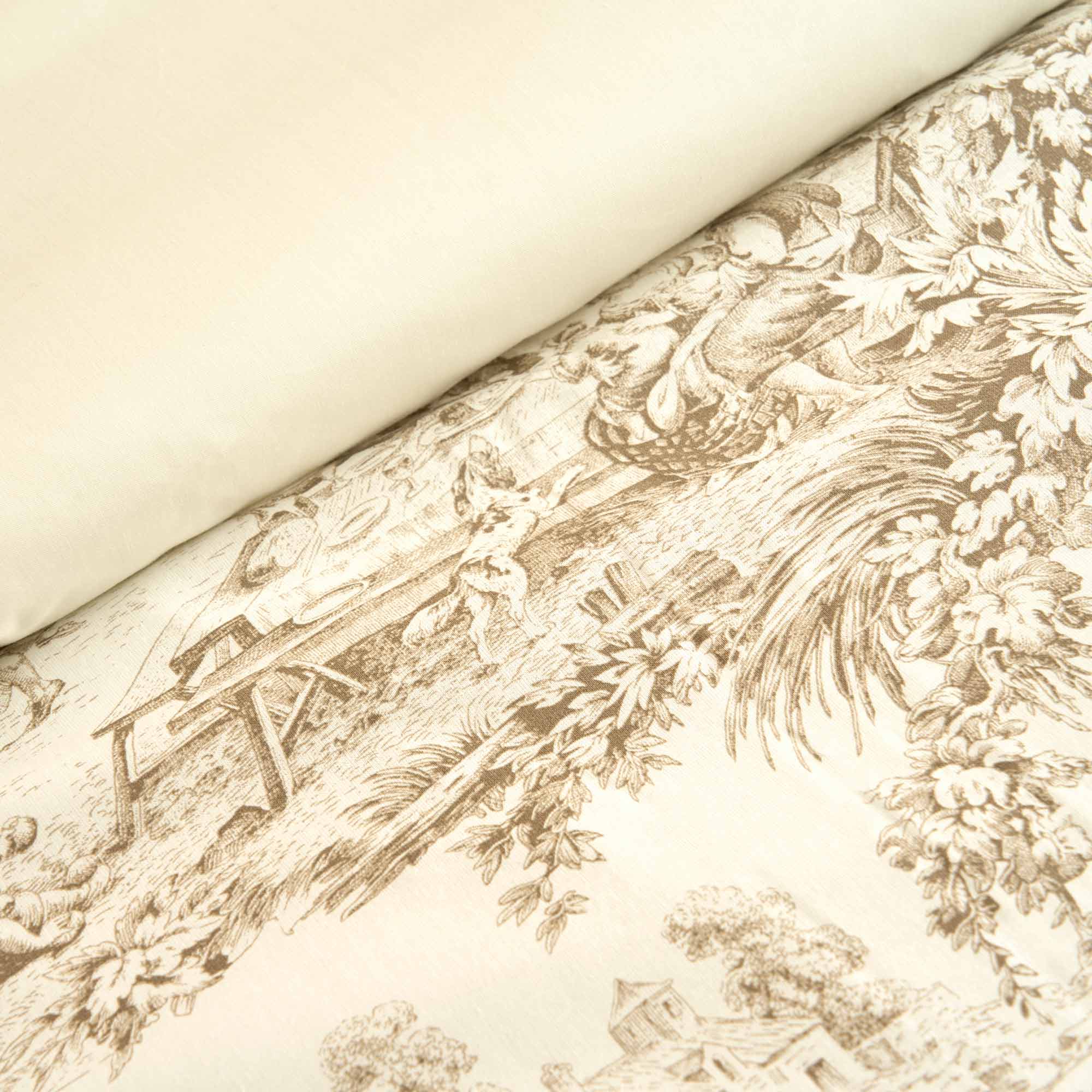 TOILE DE JOUY Parure copripiumino matrimoniale, Sabbia