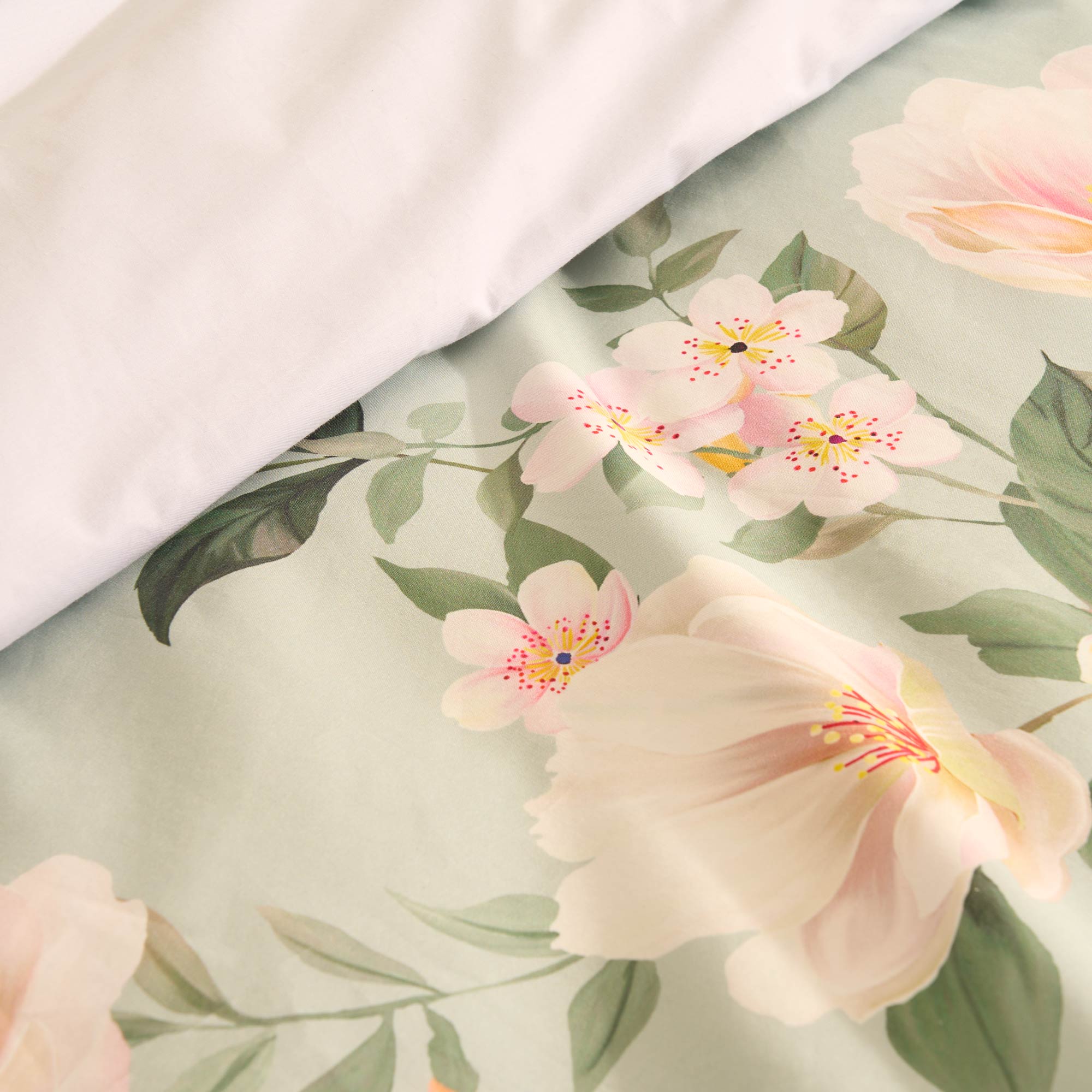 NINFA Parure Copripiumino matrimoniale, Carta Zucchero