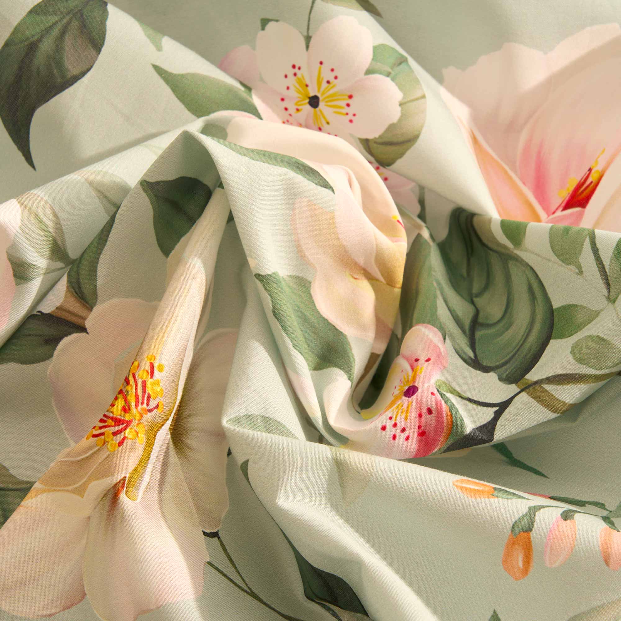 NINFA Parure Copripiumino matrimoniale, Carta Zucchero