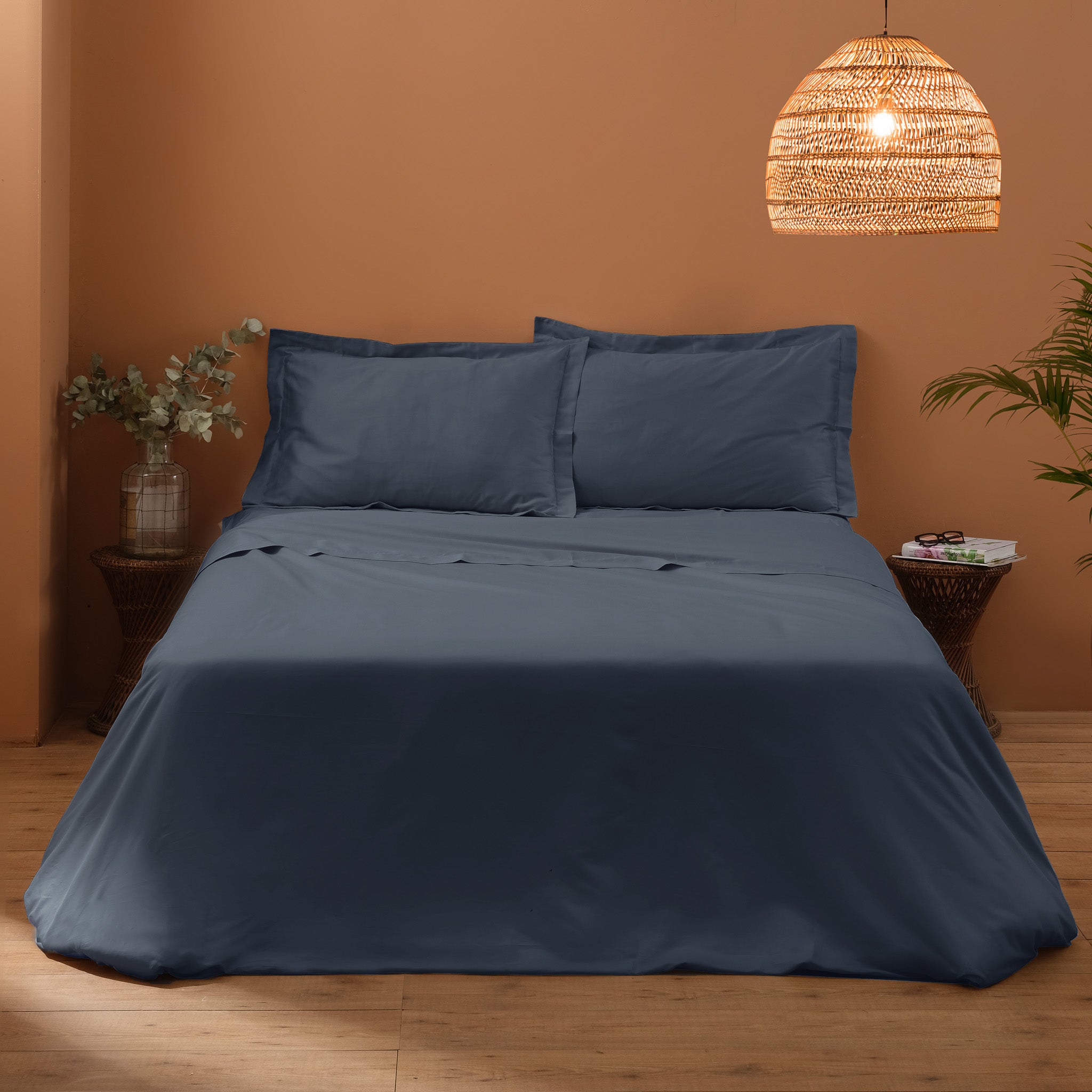 LYDIA Set 2 Federe 50x80 cm Blu