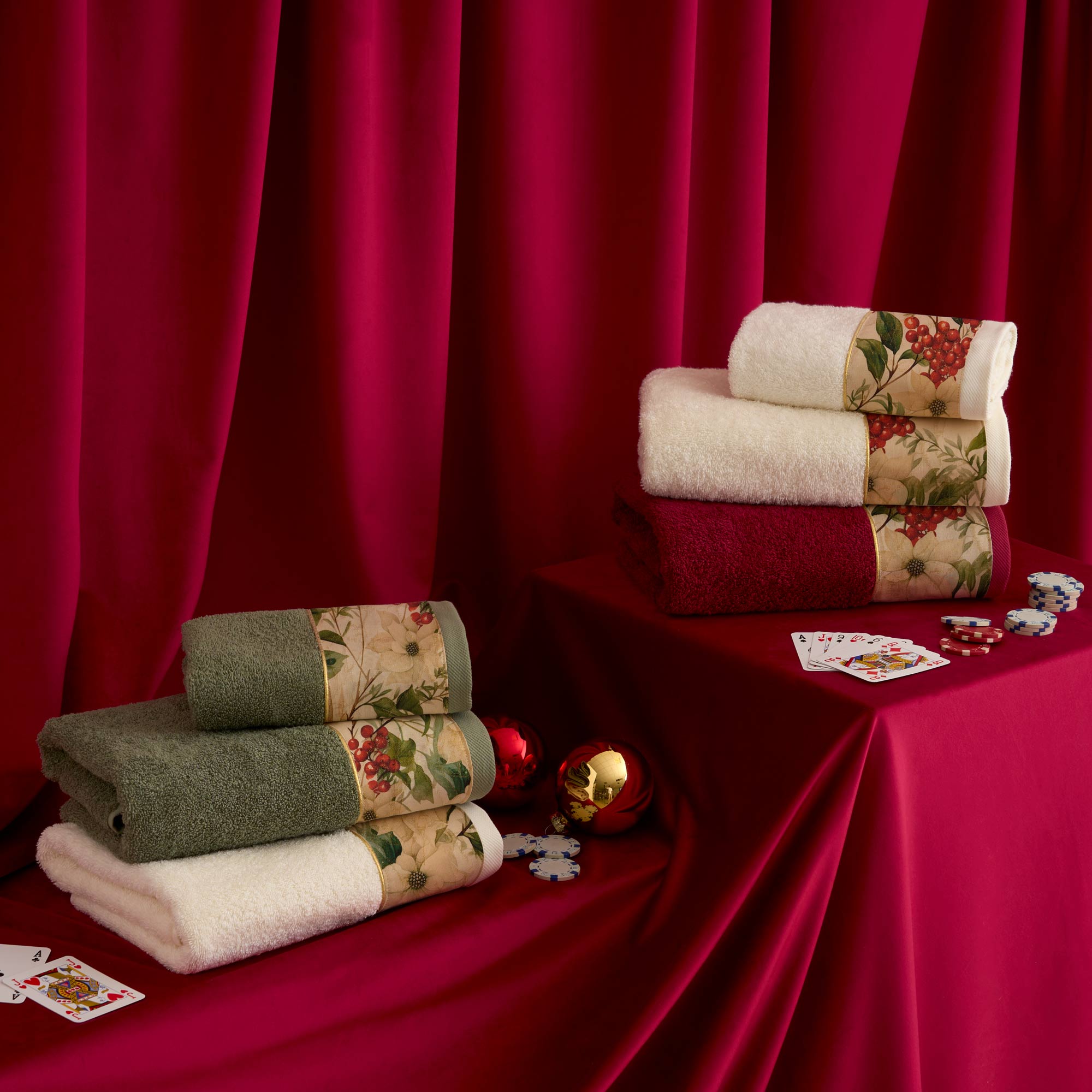 GINEPRO Set Asciugamani Viso + Ospite, Valenza