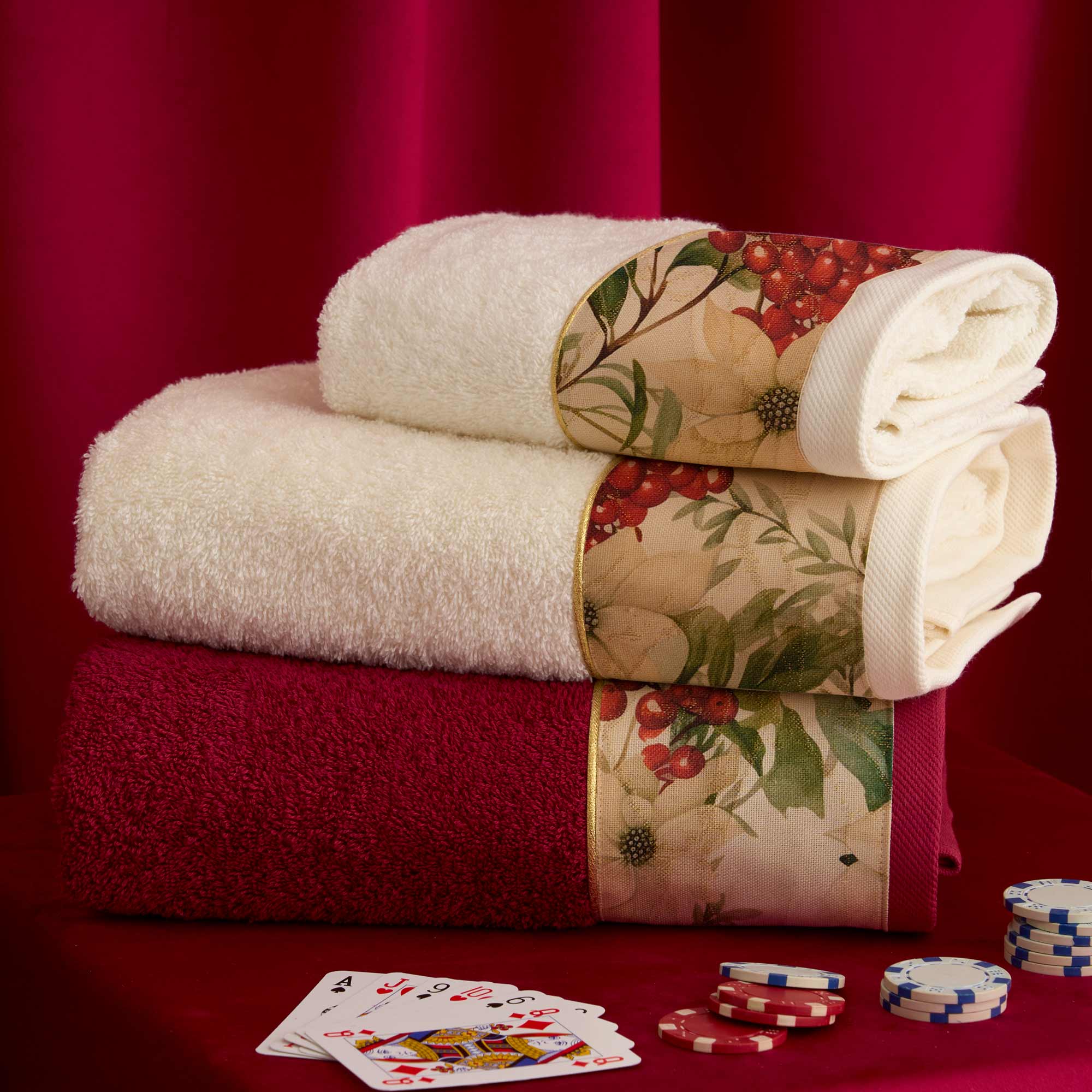 GINEPRO Set Asciugamani Viso + Ospite, Valenza