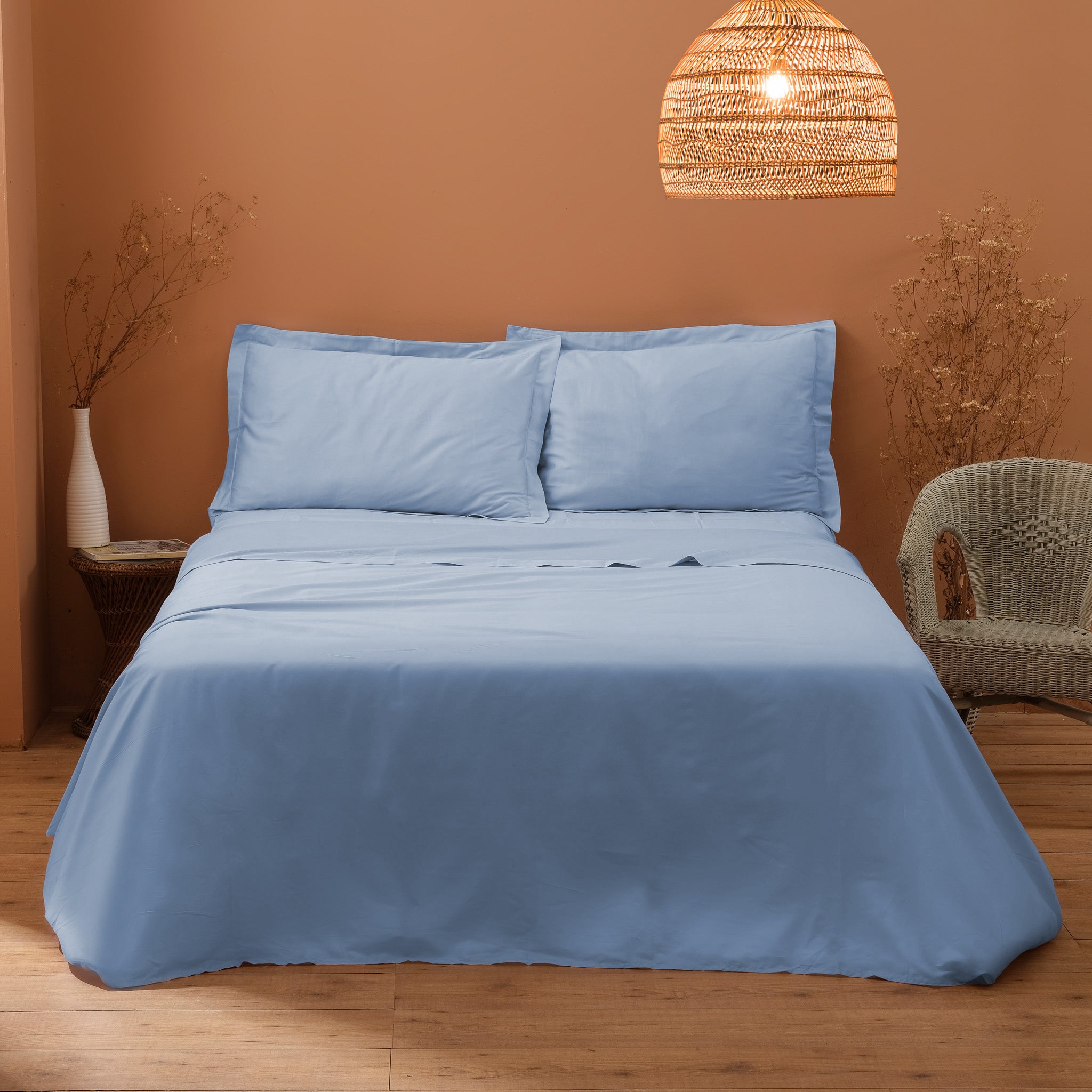DENISE Completo letto , Azzurro