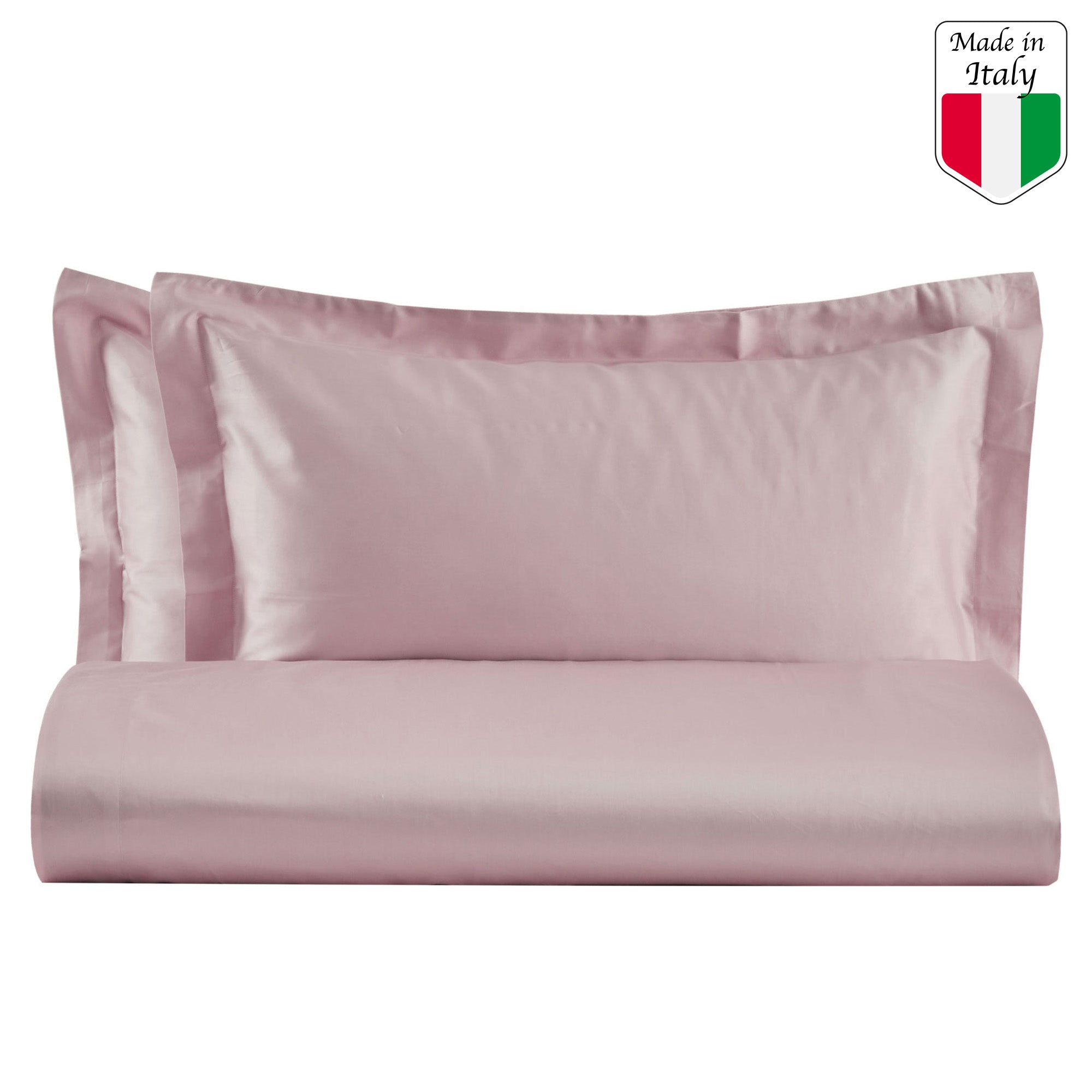 DENISE Parure copripiumino matrimoniale, Rosa