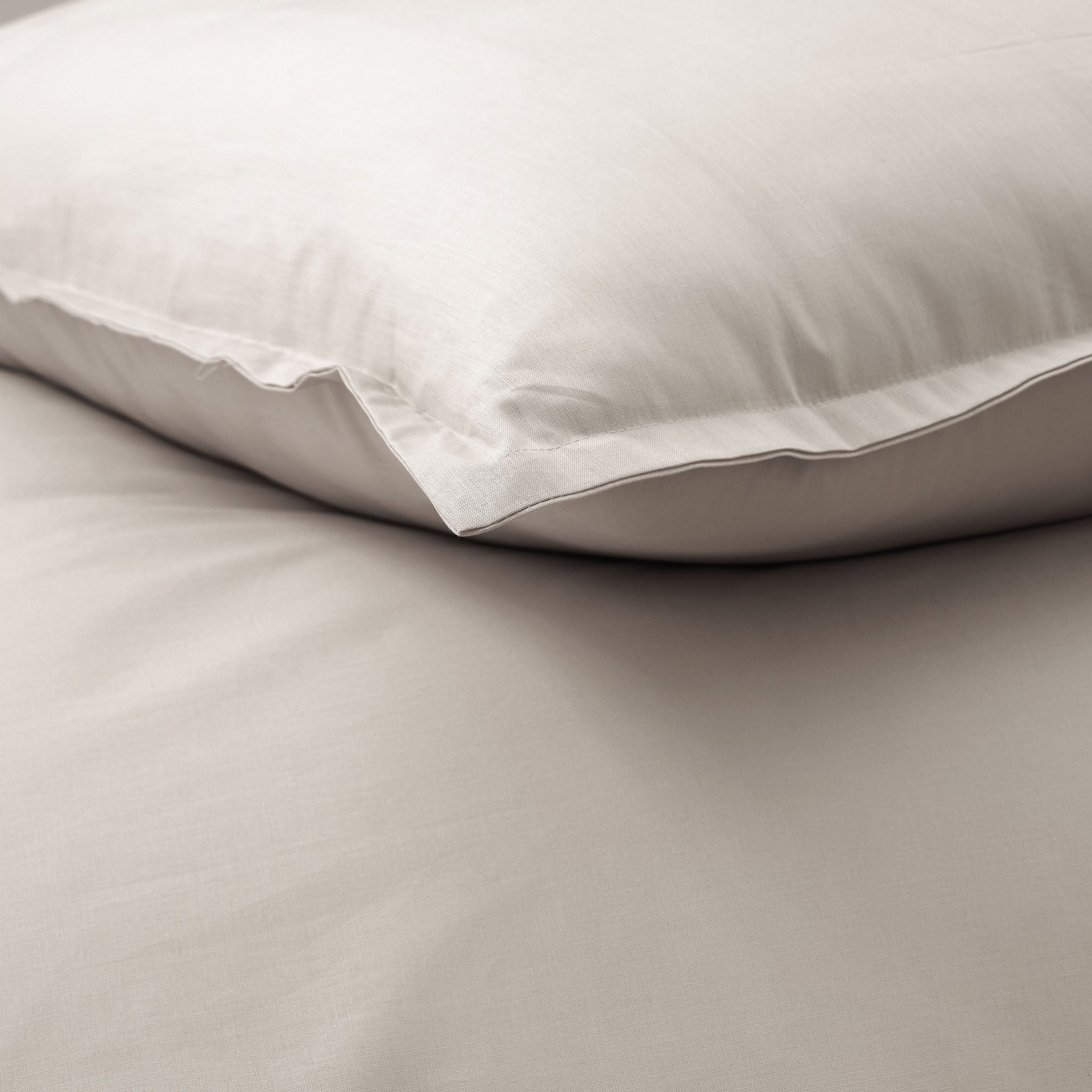 AURORA Completo letto matrimoniale, Grigio Perla