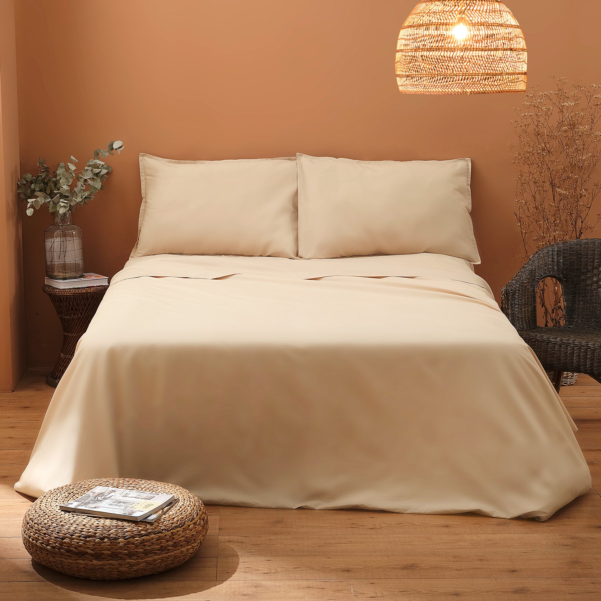 AURORA Completo letto  Beige