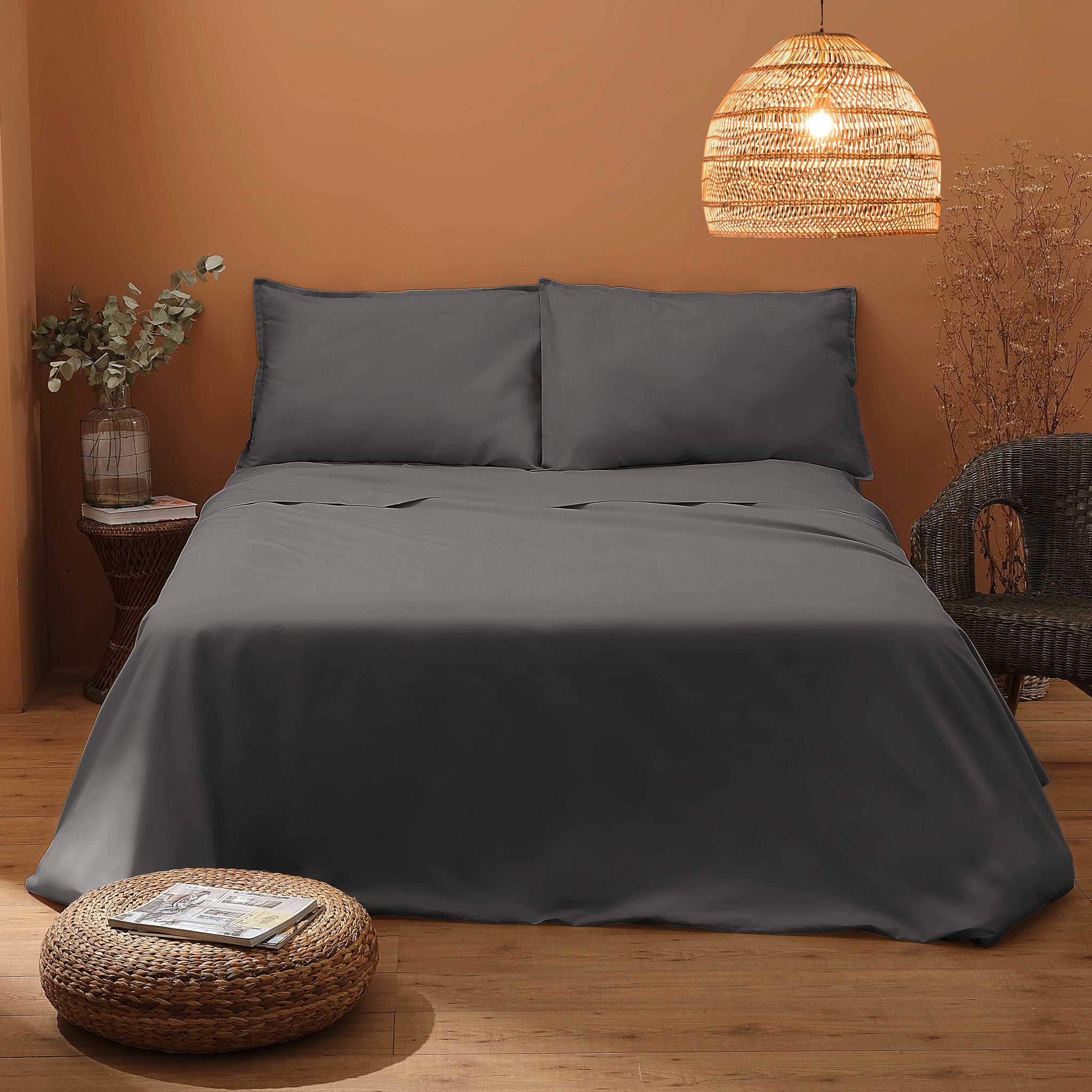 AURORA Completo letto Grigio