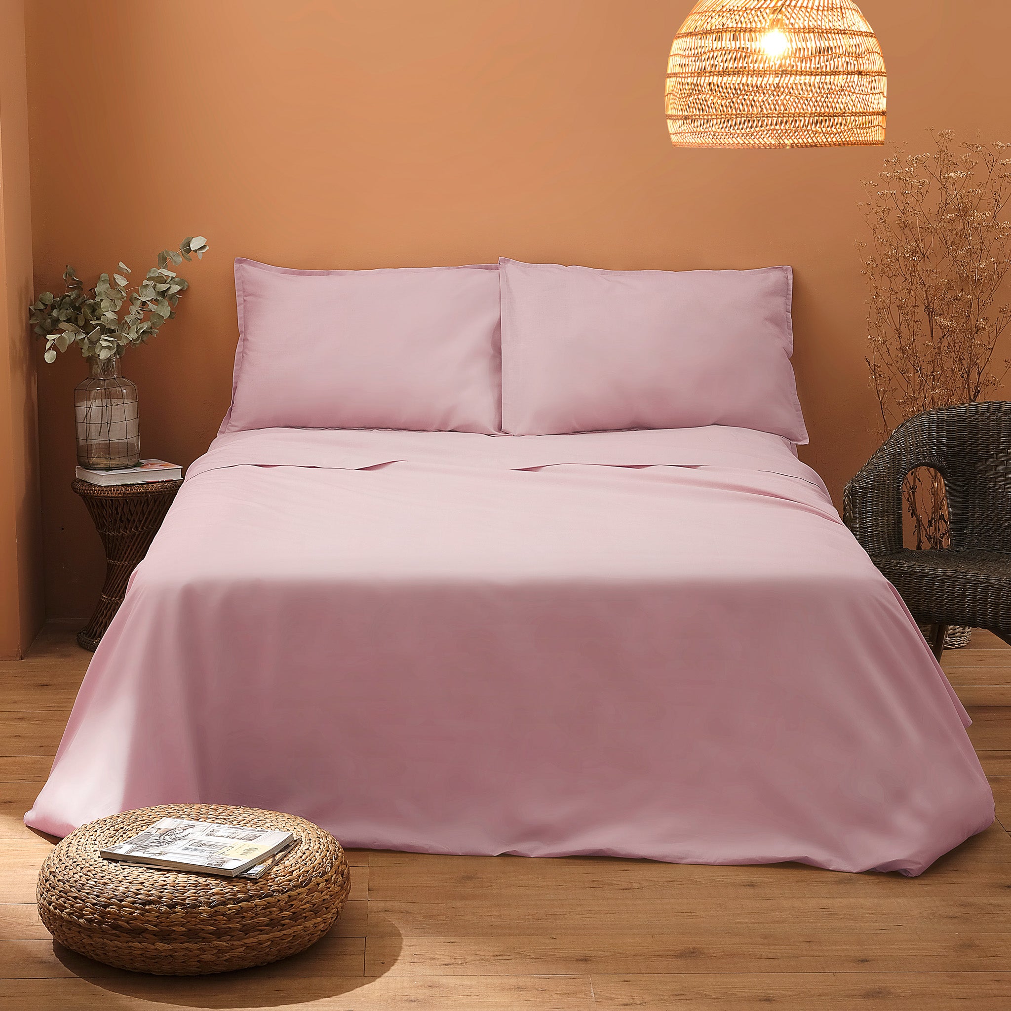 AURORA Completo letto Rosa
