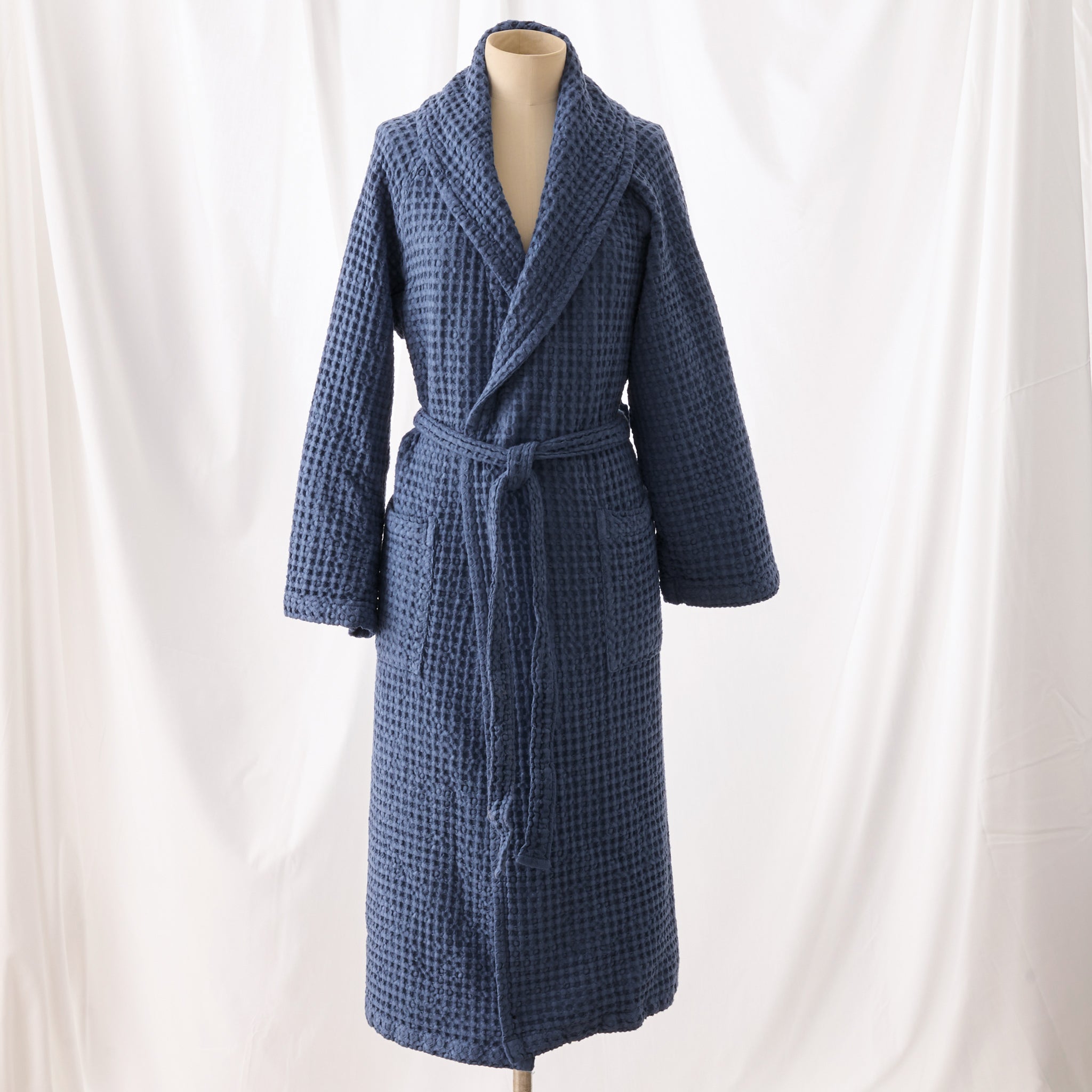 ZENO Accappatoio collo a scialle taglia Blu