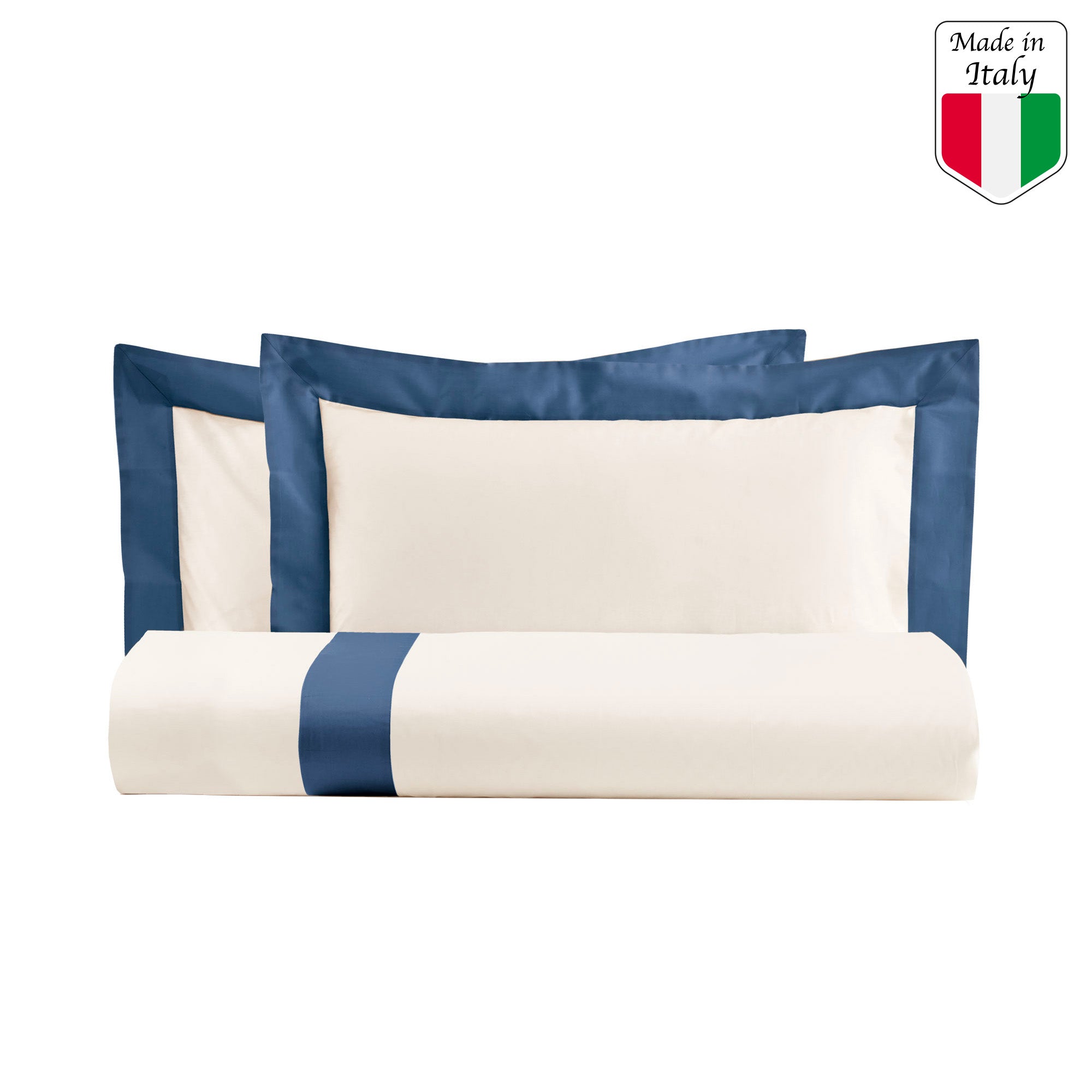 SHARON Parure copripiumino matrimoniale Blu
