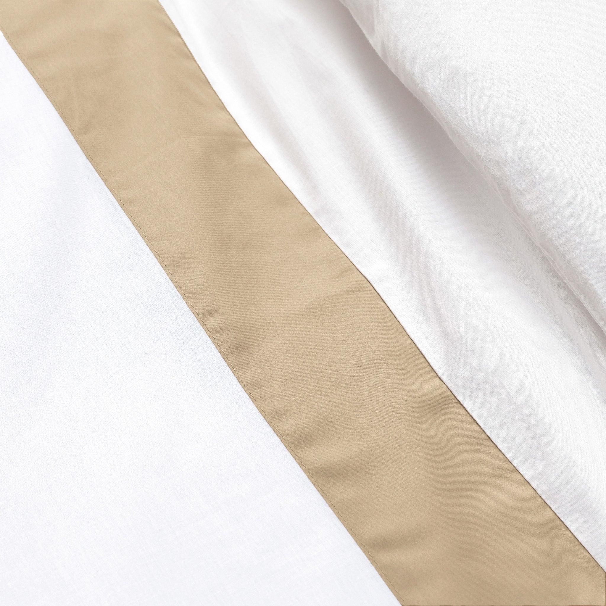 SHARON Parure copripiumino matrimoniale Beige