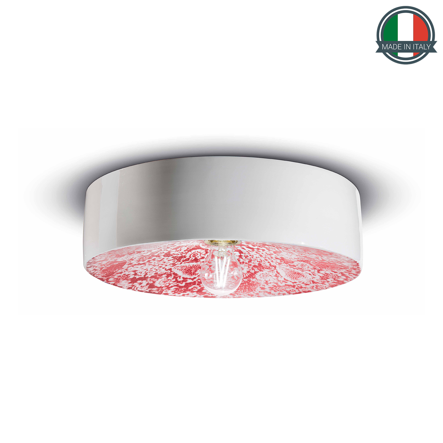 Plafoniera Pi Ming Rosso  MIR