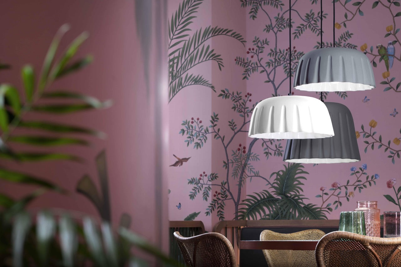 Lampada A Sospensione Madame Gres Bianco Naturale