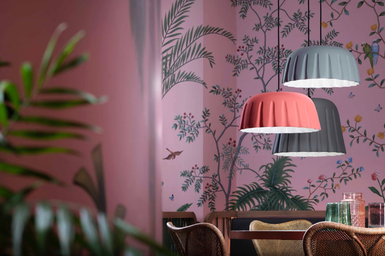 Lampada A Sospensione Madame Gres Rosa Corallo