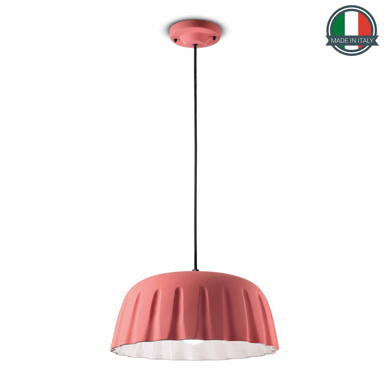 Lampada A Sospensione Madame Gres Rosa Corallo