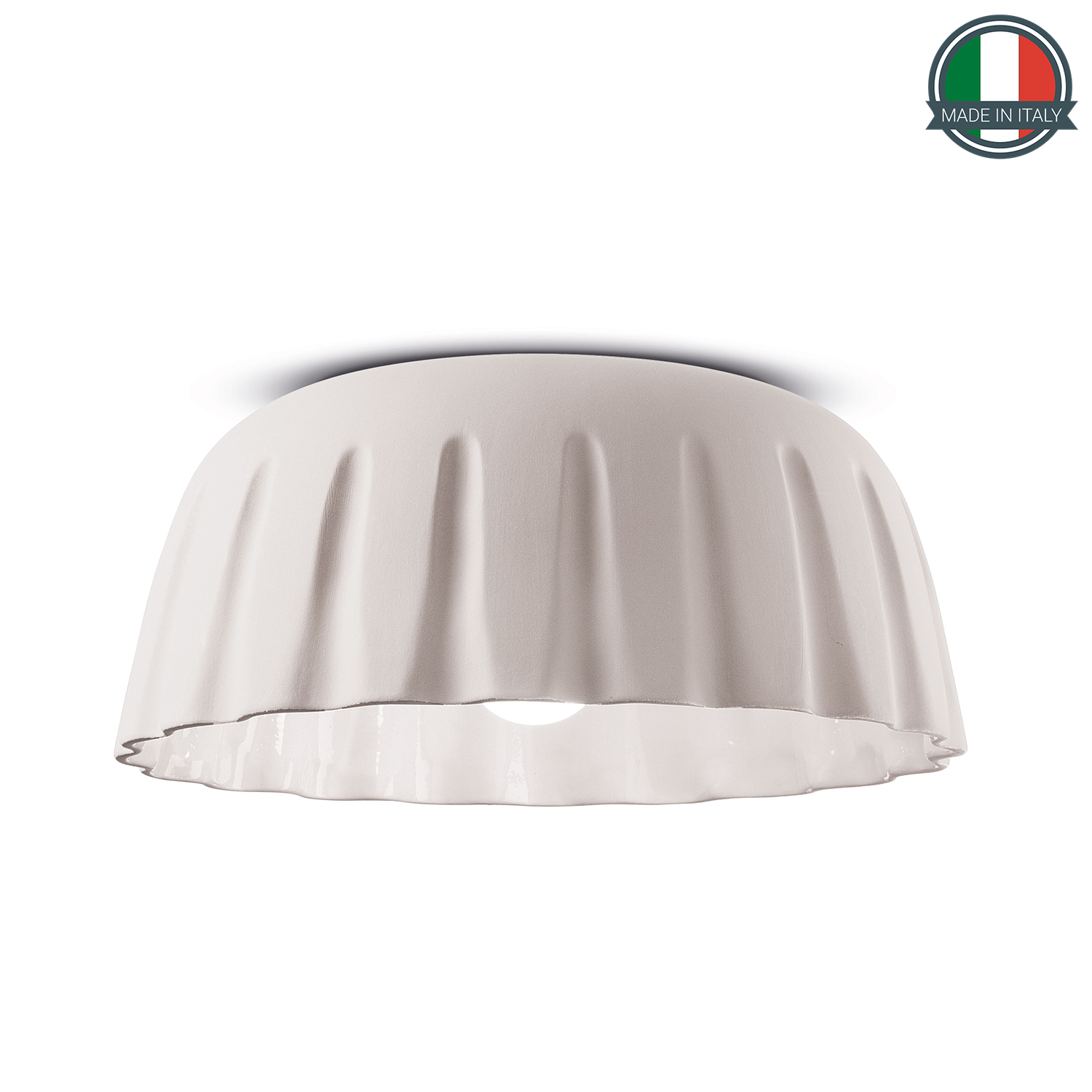 Plafoniera Madame Gres Bianco Naturale