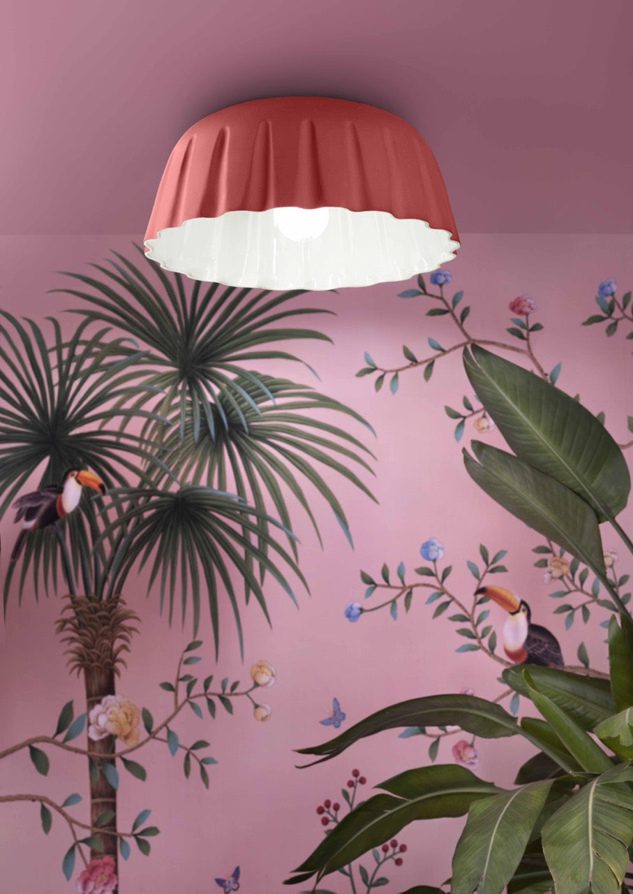 Plafoniera Madame Gres Rosa Corallo