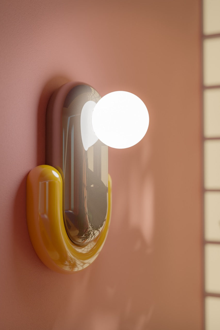 Lampada A Parete Eclair Giallo