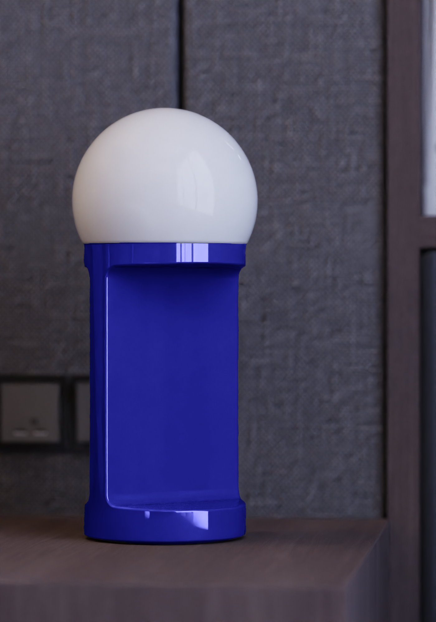 Lampada Da Tavolo Habea - Blu Robot