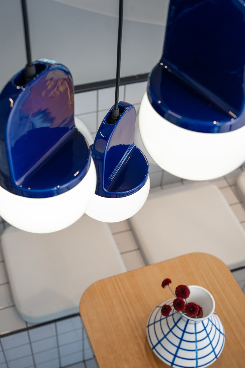 Lampada A Sospensione Habea Blu Robot