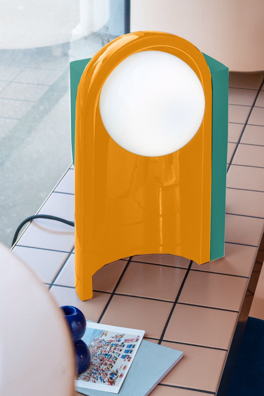 Lampada Da Tavolo Cléo Turchese + Giallo