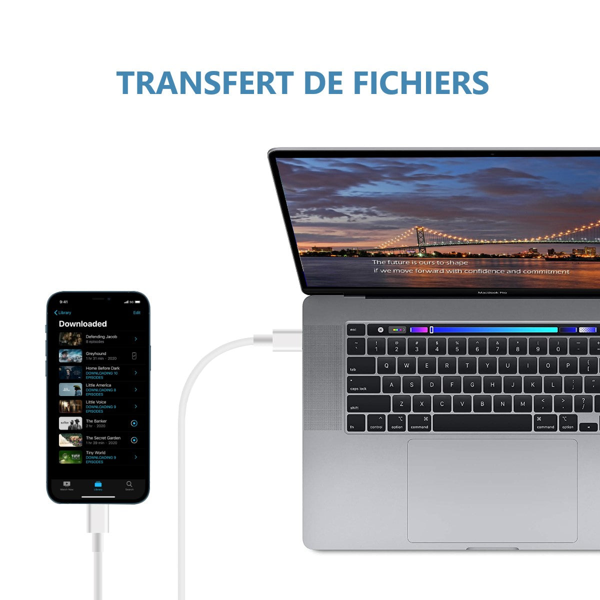 CAVO DA USB C A USB C 1 METRO