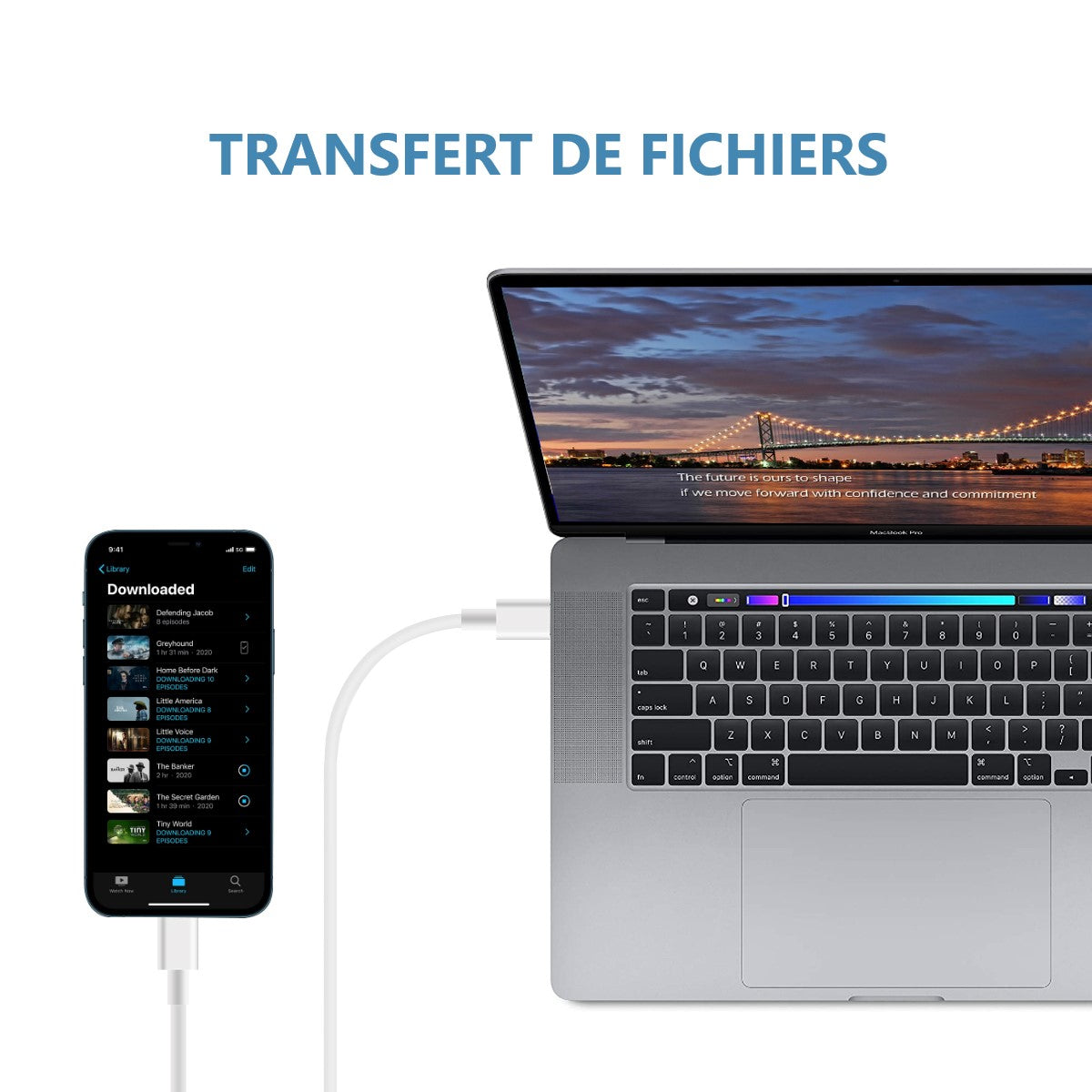 CAVO DA USB C A USB C 2 METRI