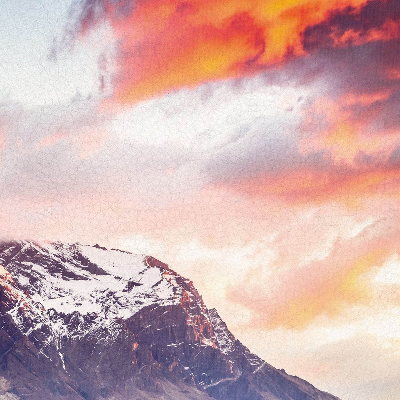 Torres del Paine, Patagonia, Cile stampa su canvas ecopelle Made in Italy S - 1 pannello - 0,24 mq