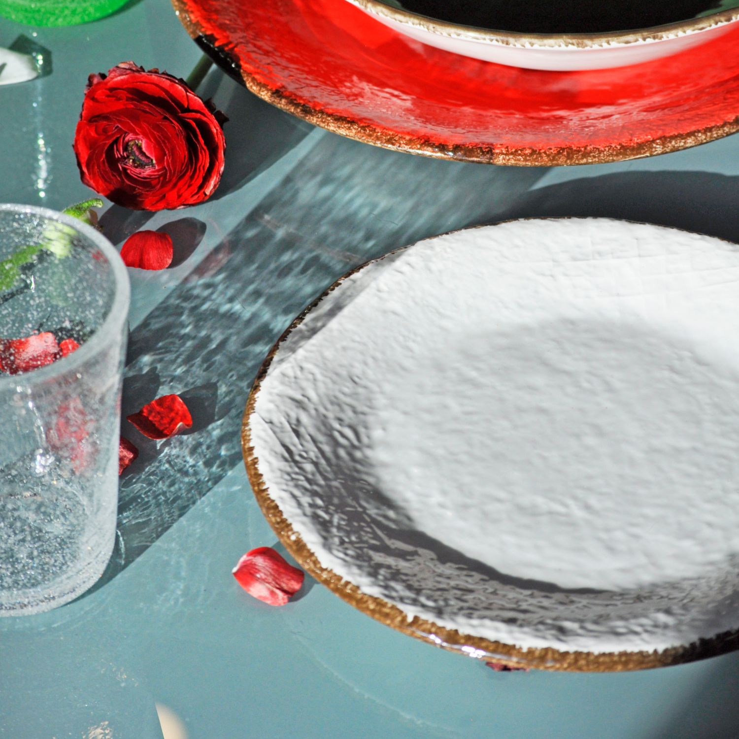 PRETA Set 6 piatti frutta da 20cm Ceramica Latte