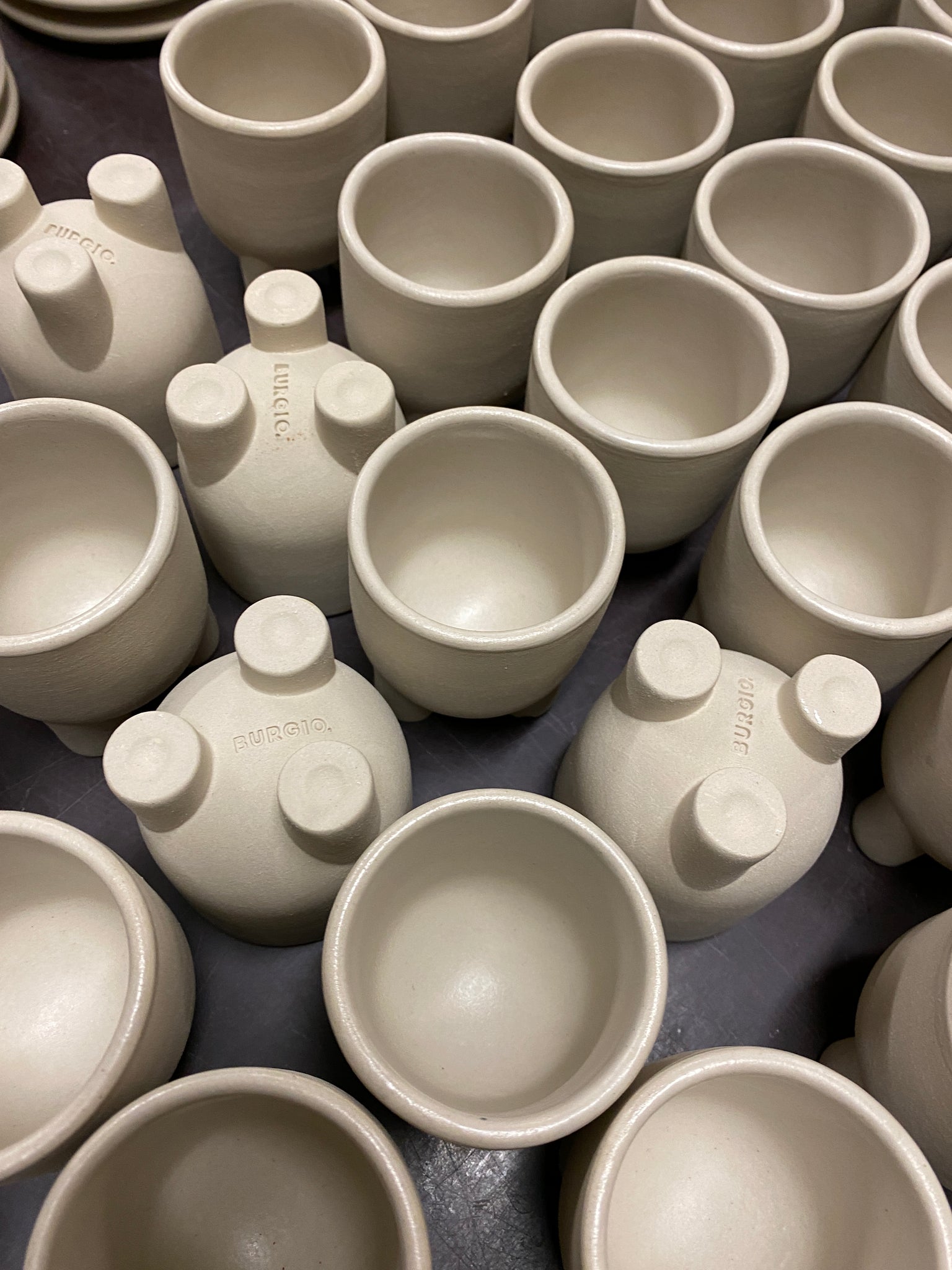 CUP WITH SAUCER - OFF WHITE