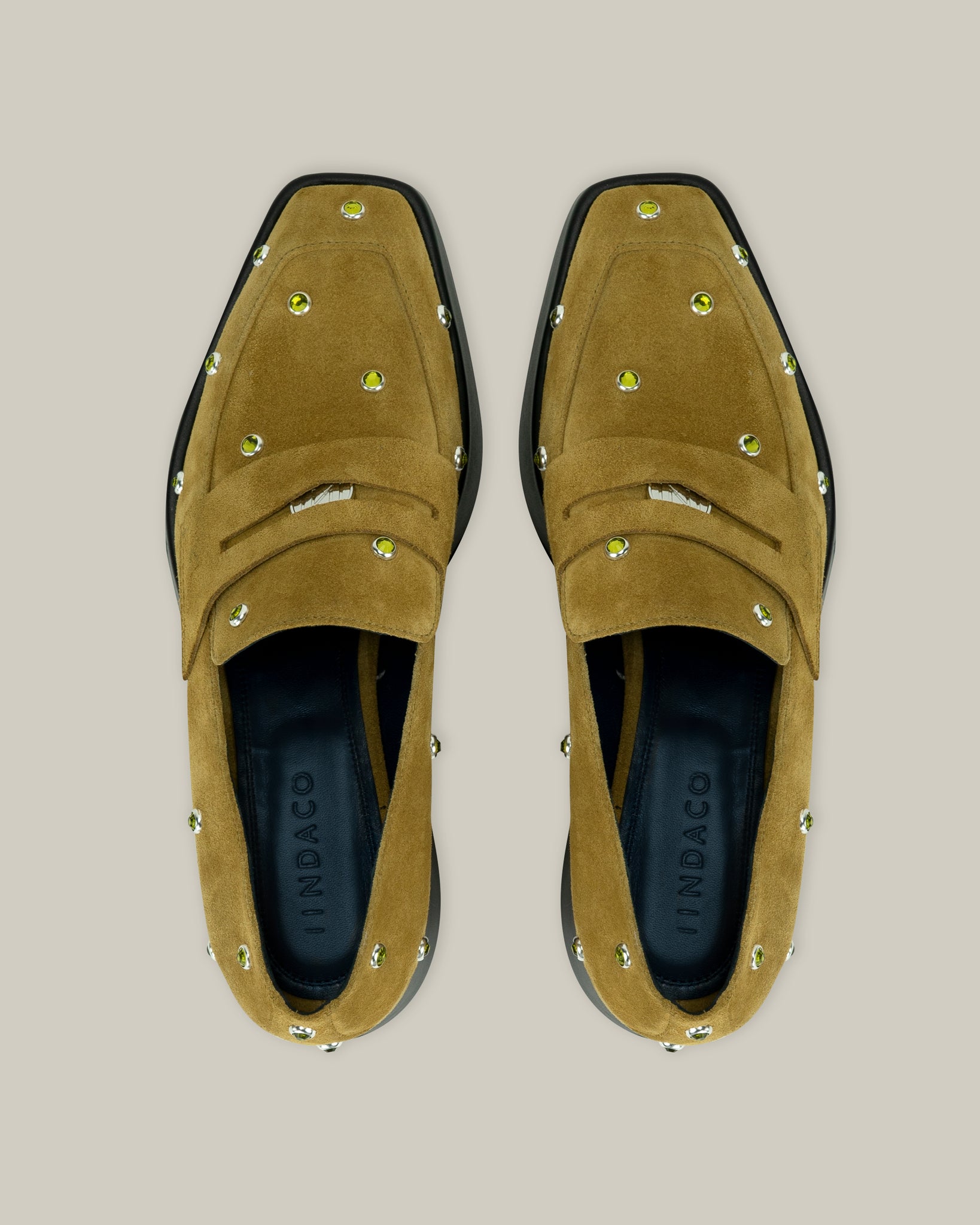 ADONE PLATFORM SUEDE W/STRASS