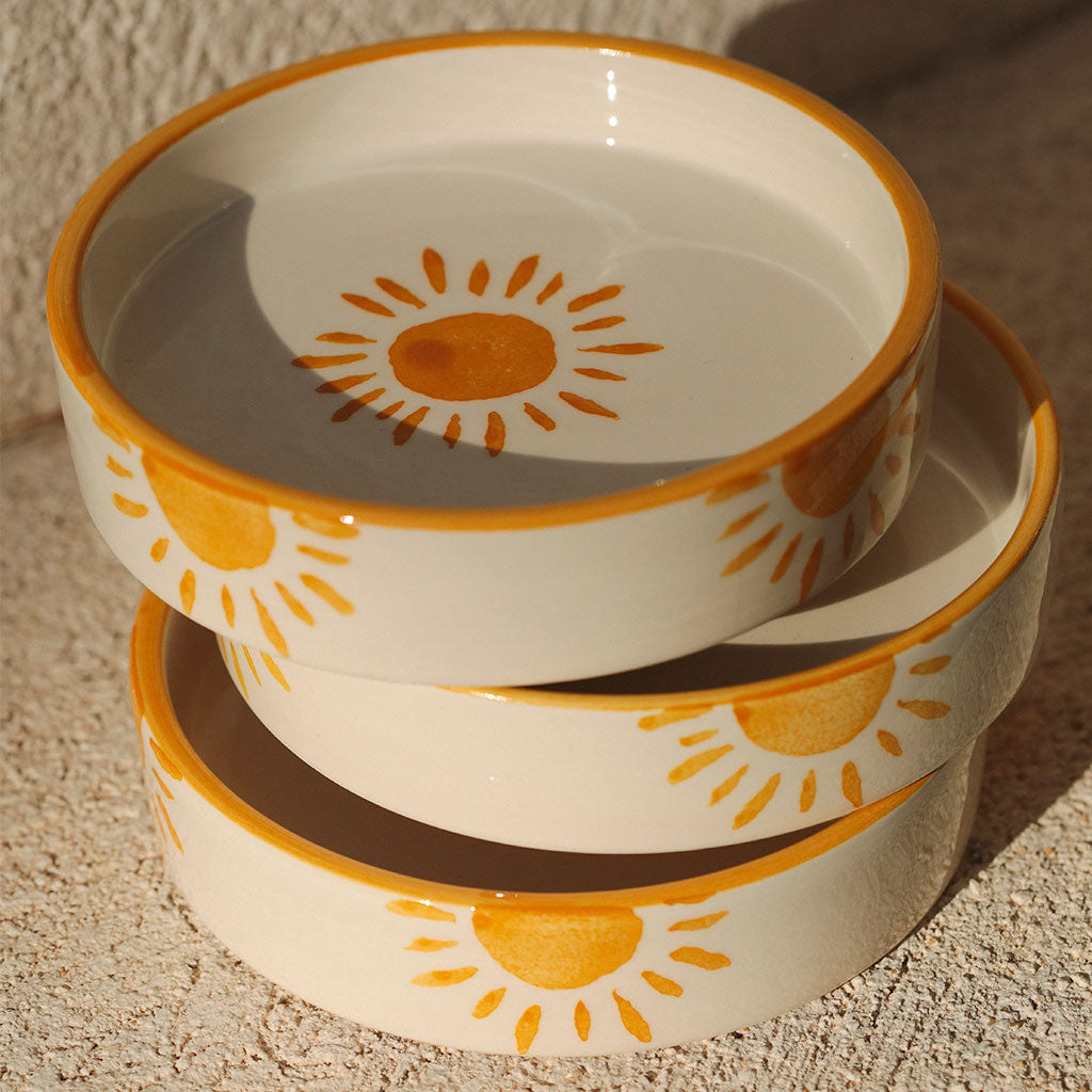 Ciotola in ceramica - Sole