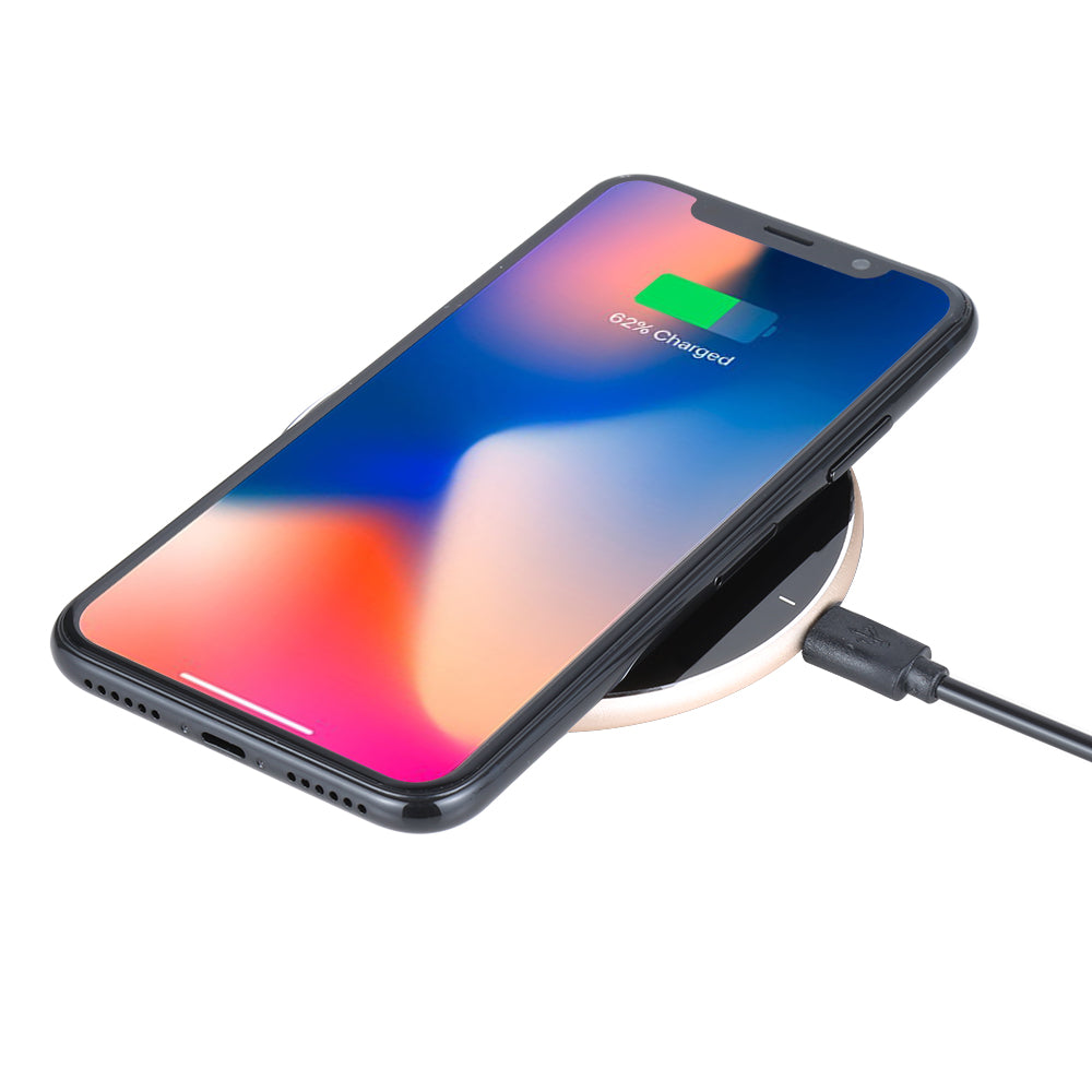 Caricabatterie A Induzione Rapida - Oro/Nero