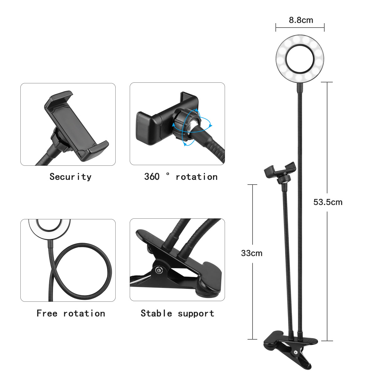 Supporta Selfie - Nero
