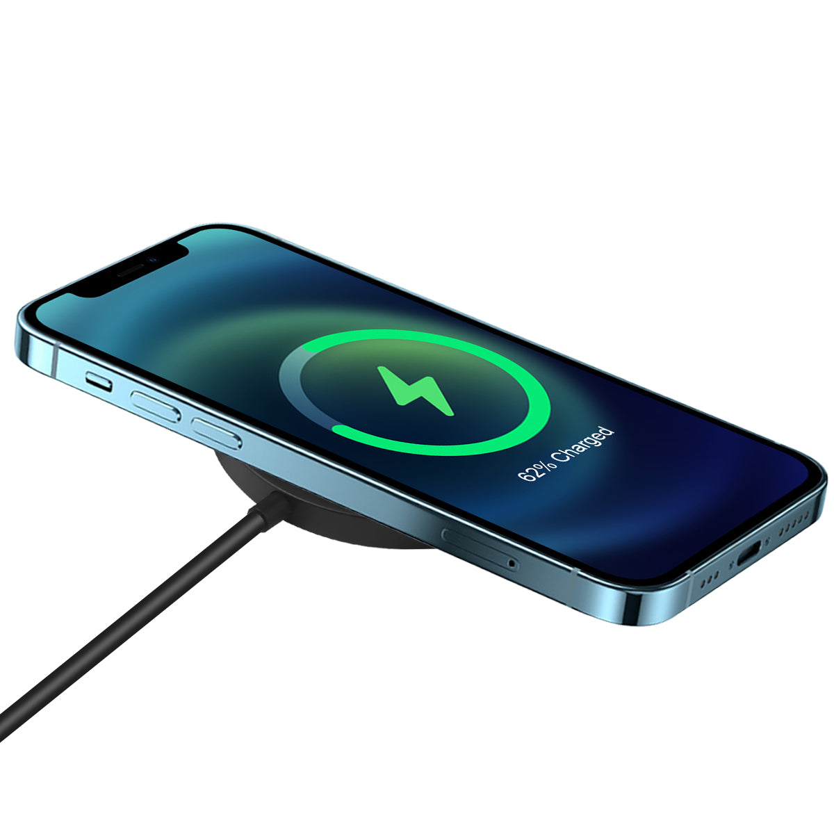 Caricabatteria Rapido Senza Filetto Magnetique - Nero