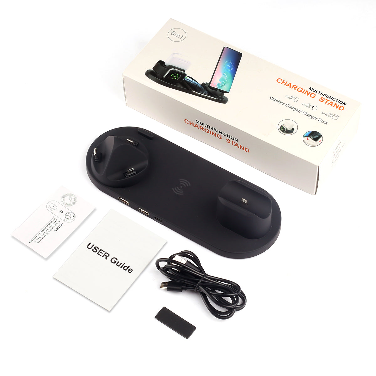 Stazione Di Ricarica 4 In 1 - Nero