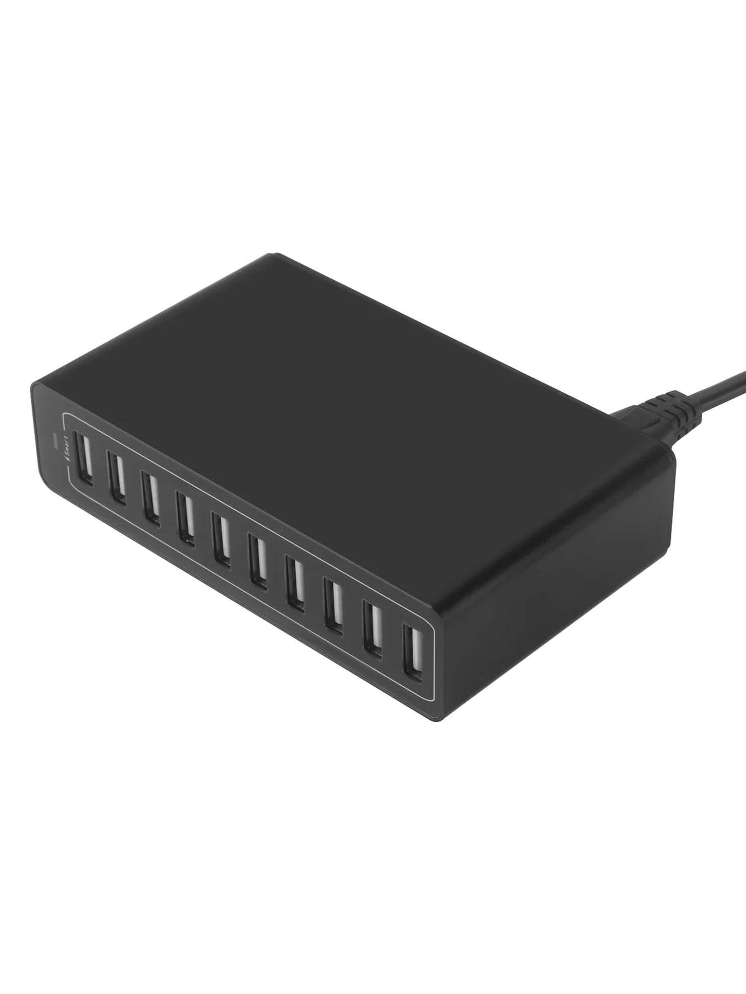 Batteria Di Carica Usb-A A 10 Porte - Nero