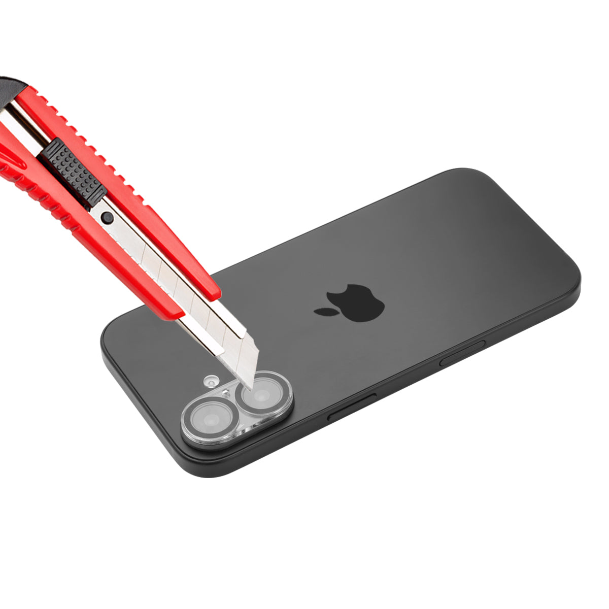 PROTETTORE PER LENTE PER IPHONE 16 NERO