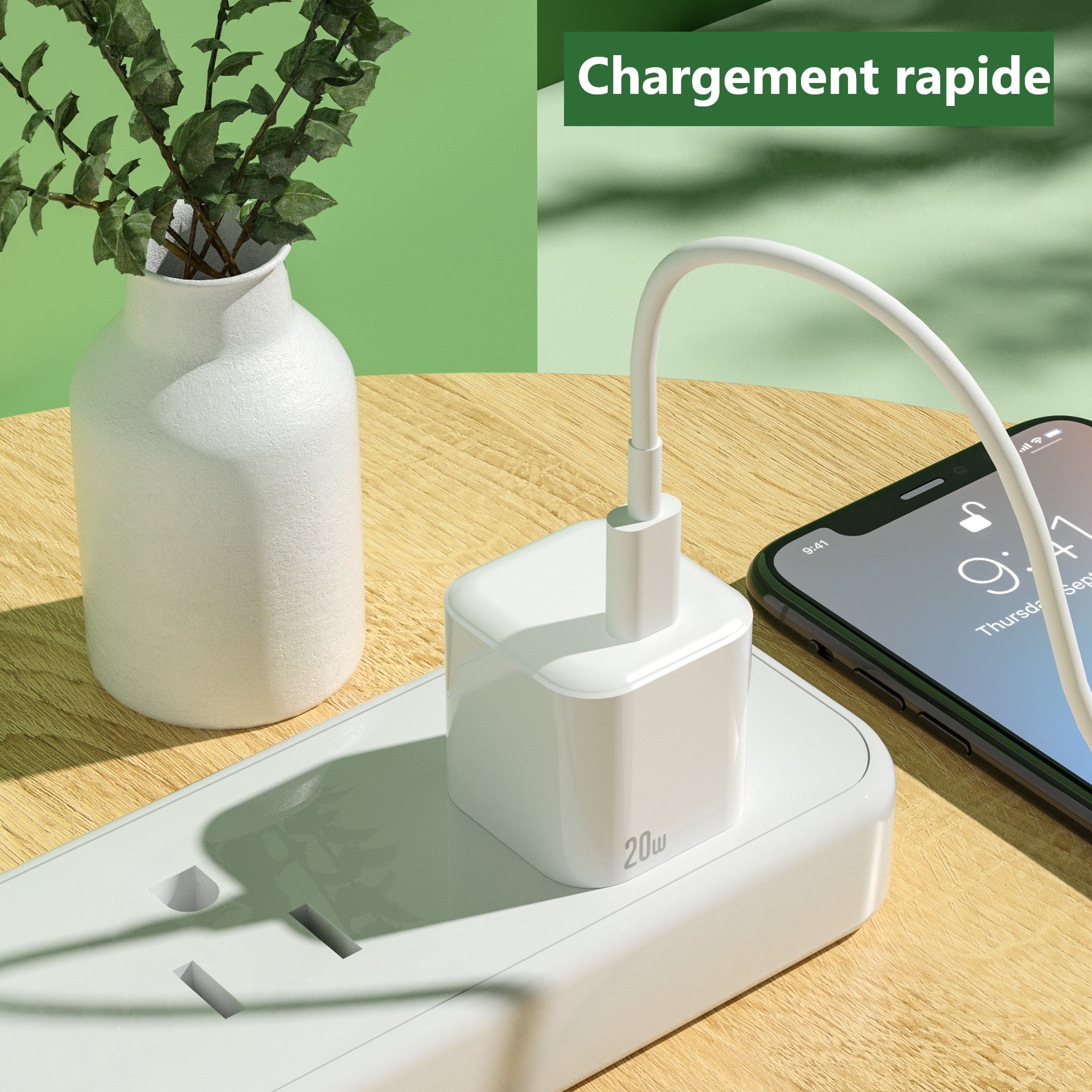 Caricabatterie Usb-C - Bianco