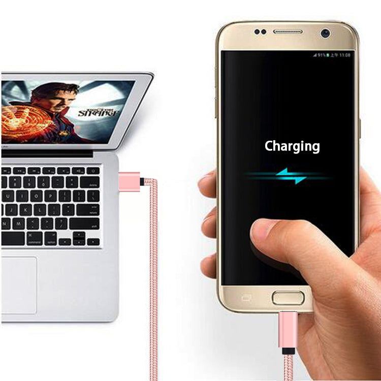 Cavo 3 In 1 (Lightning/Micro Usb/Usb-C) - Nero