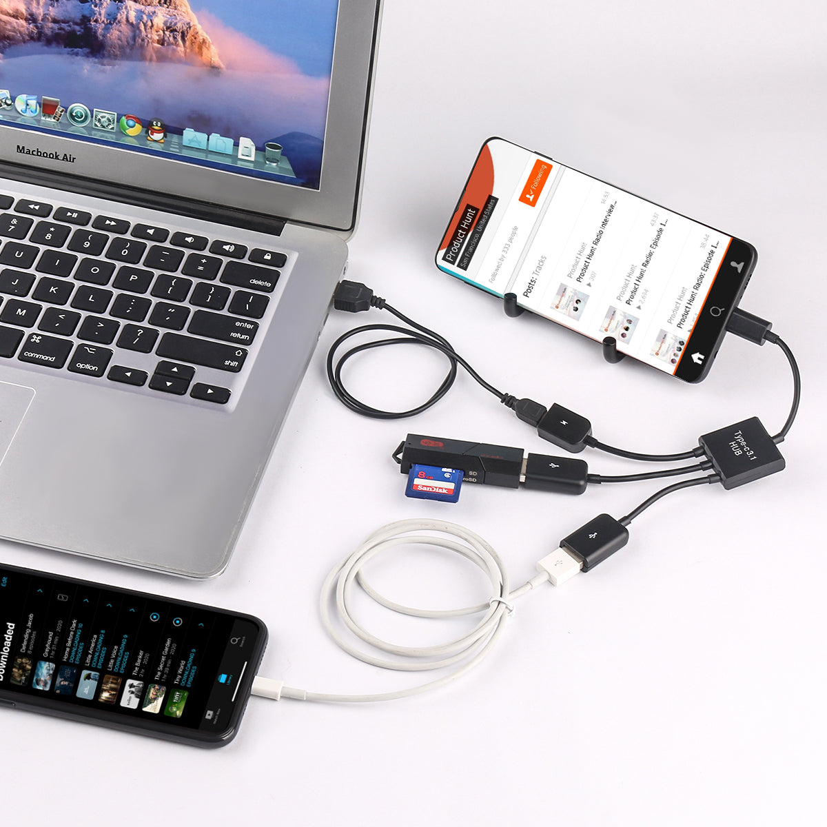 Cavo Usb A Usb-C 1 Metro - Argento