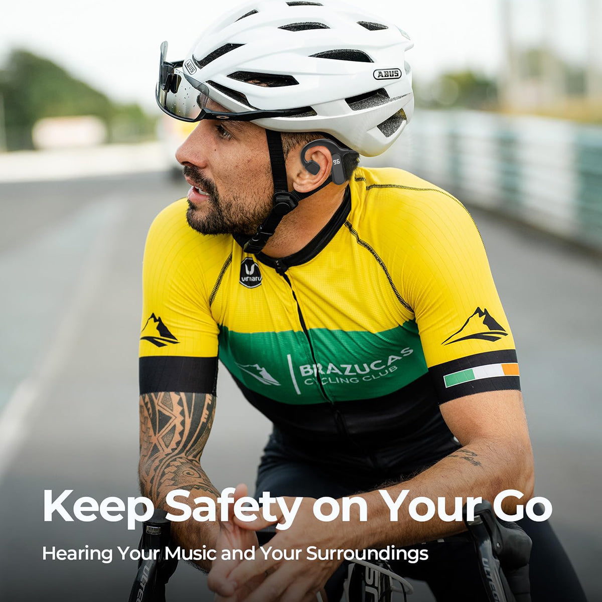 Cuffie Sportive Bluetooth - Nero