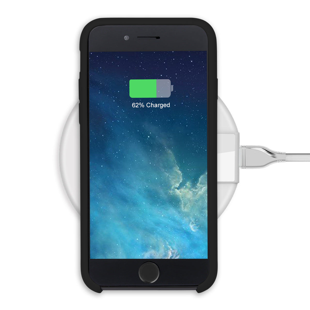 Custodia Rigida In Silicone Per Iphone 7/8 - Nero