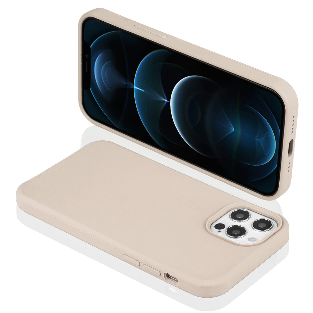 Custodia Rigida In Silicone Per Iphone 12 Pro - Oro