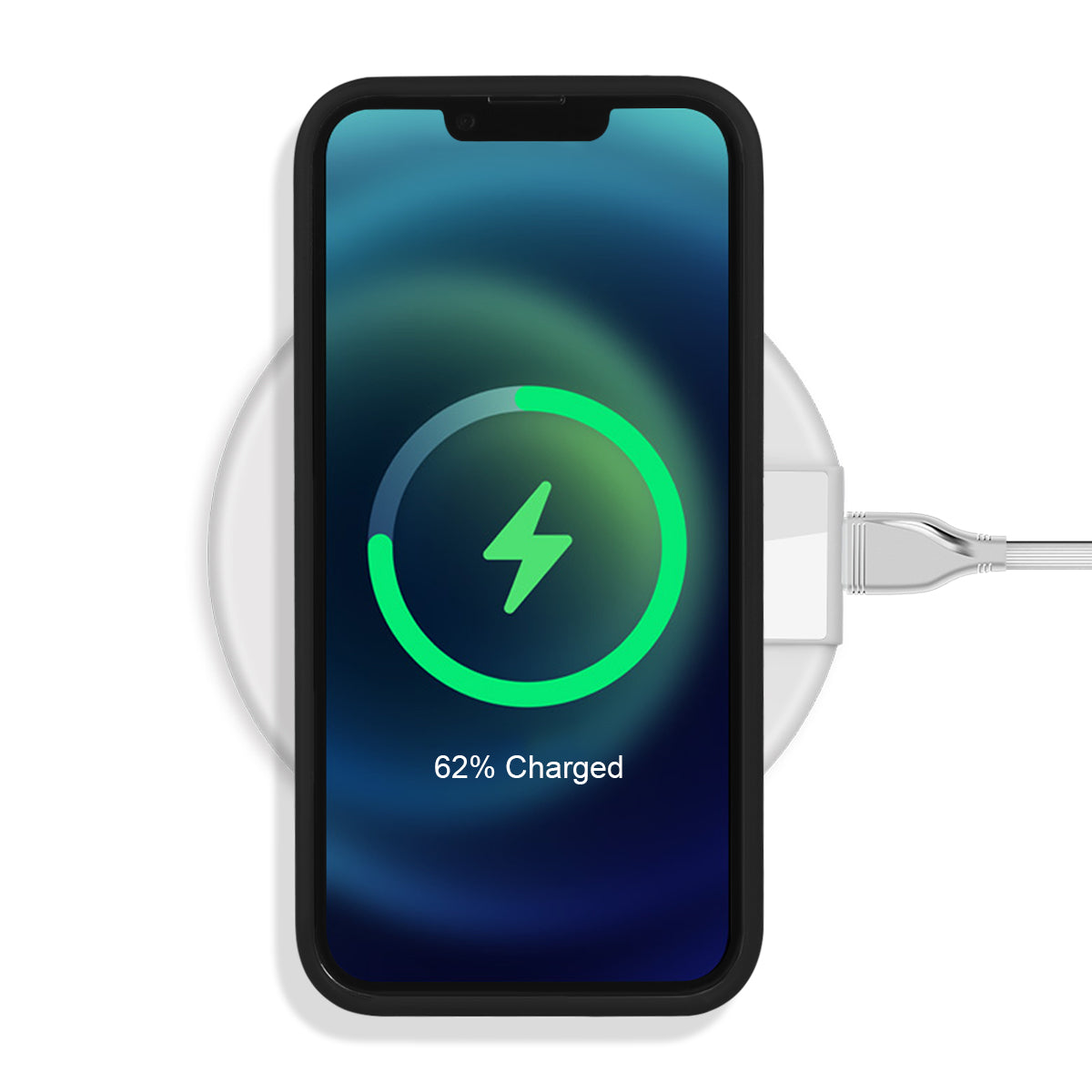 Custodia Rigida In Silicone Per Iphone 13 - Nero