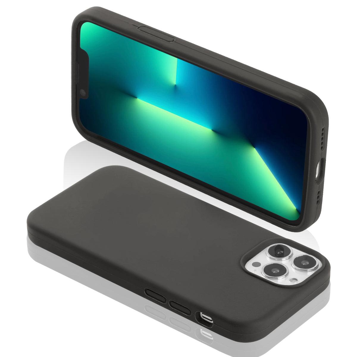 Custodia Rigida In Silicone Per Iphone 13 Pro - Grafite