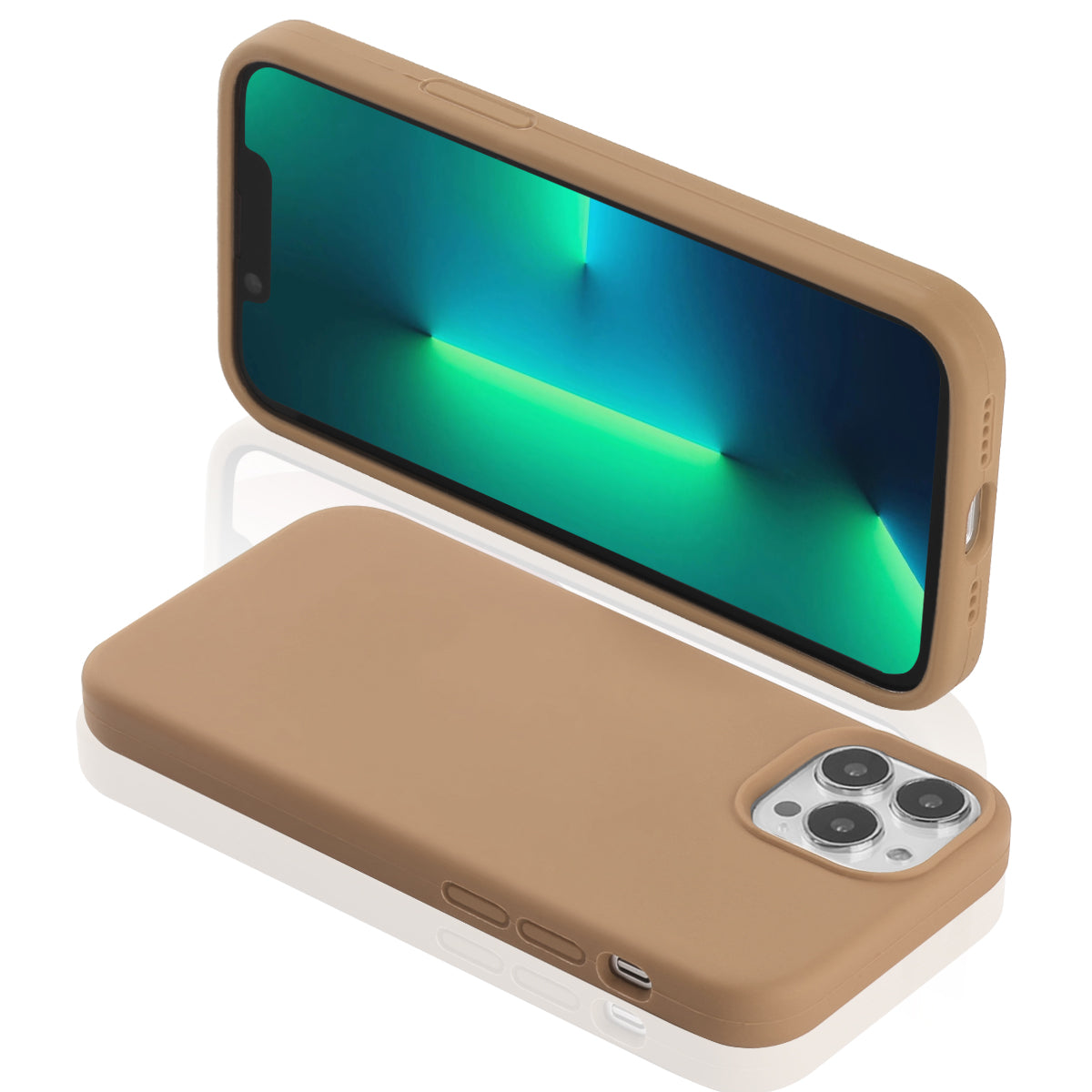 Custodia Rigida In Silicone Per Iphone 13 Pro - Oro