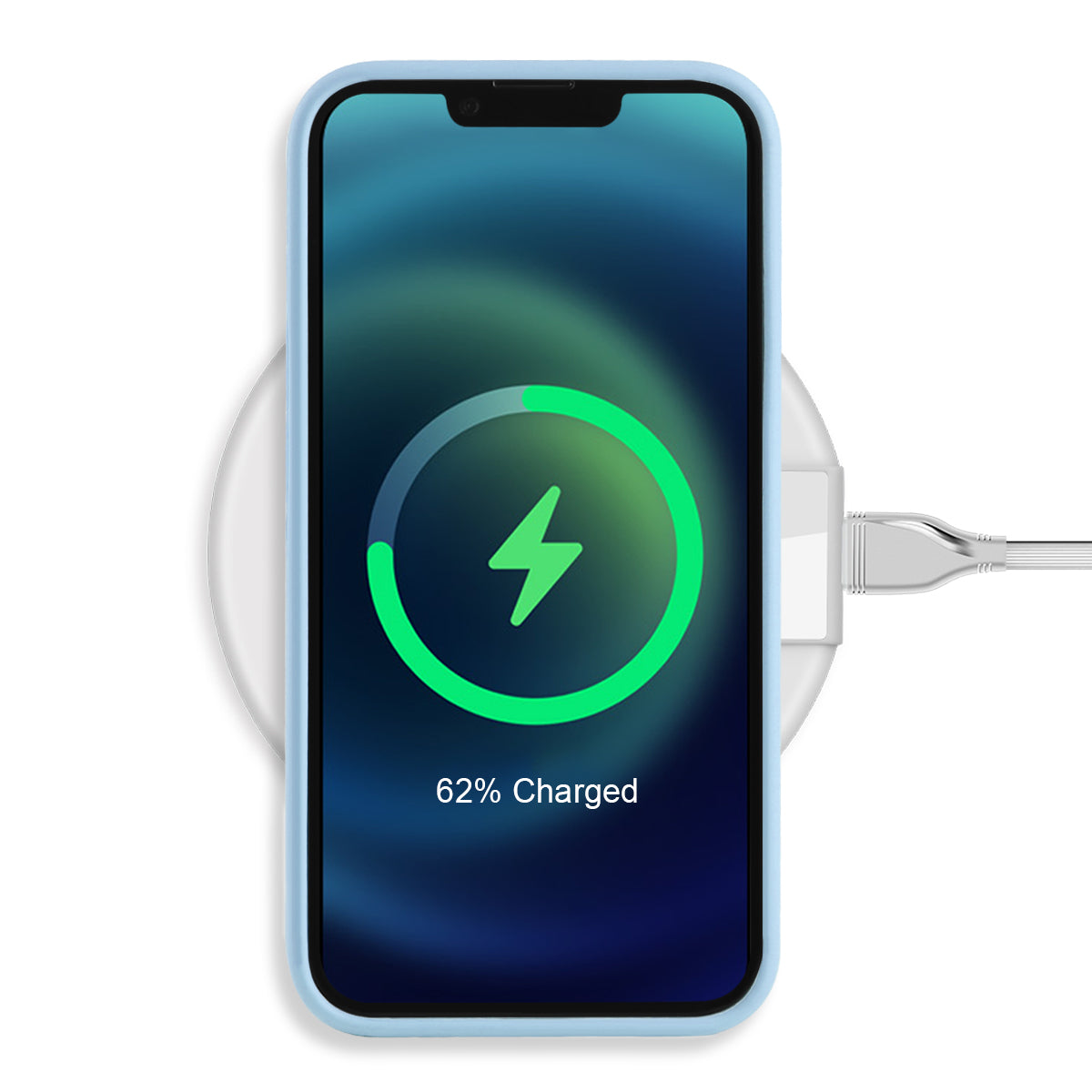 Custodia Rigida In Silicone Per Iphone 13 Pro Max - Blu