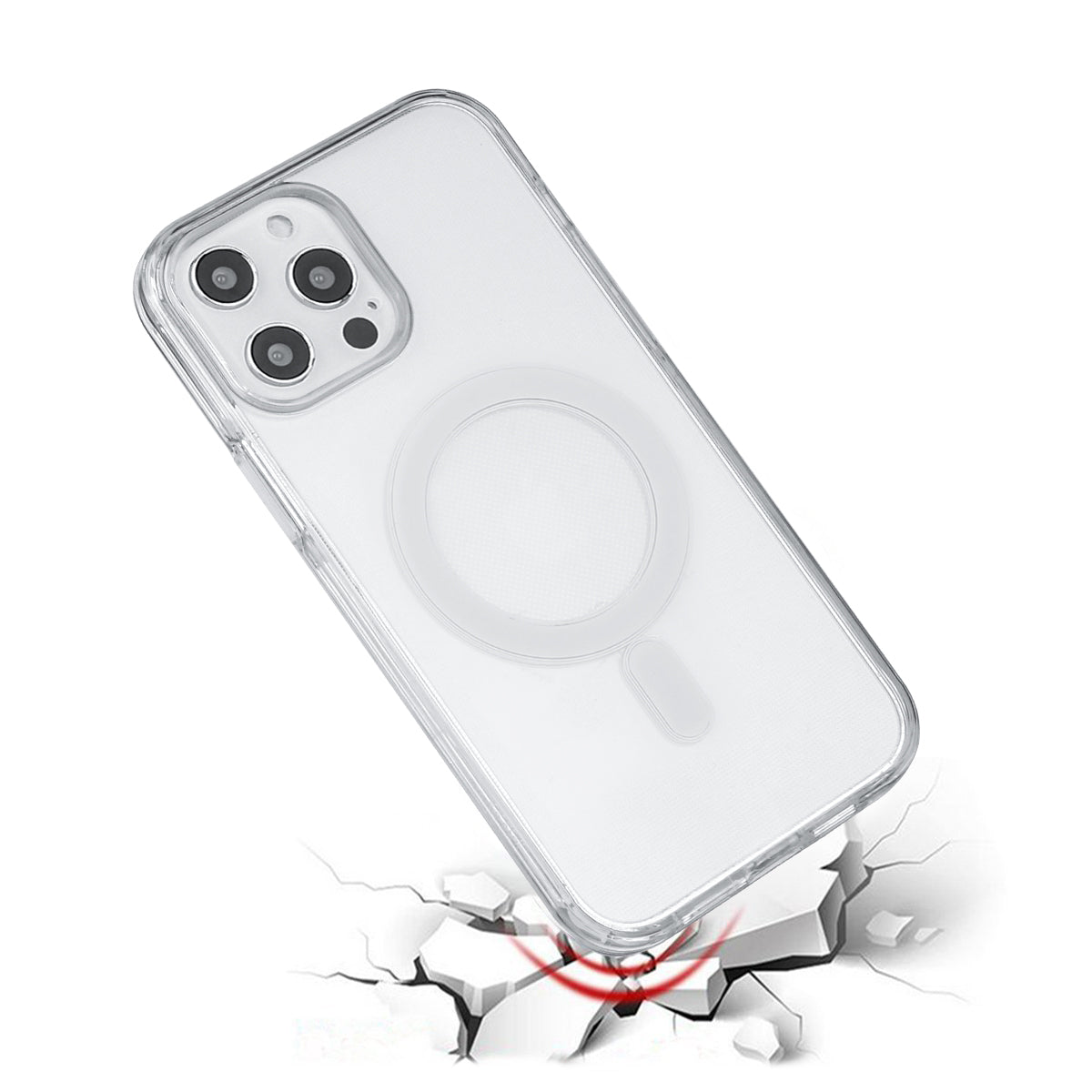 Custodia Magsafe Iphone 12/12Pro - Trasparente