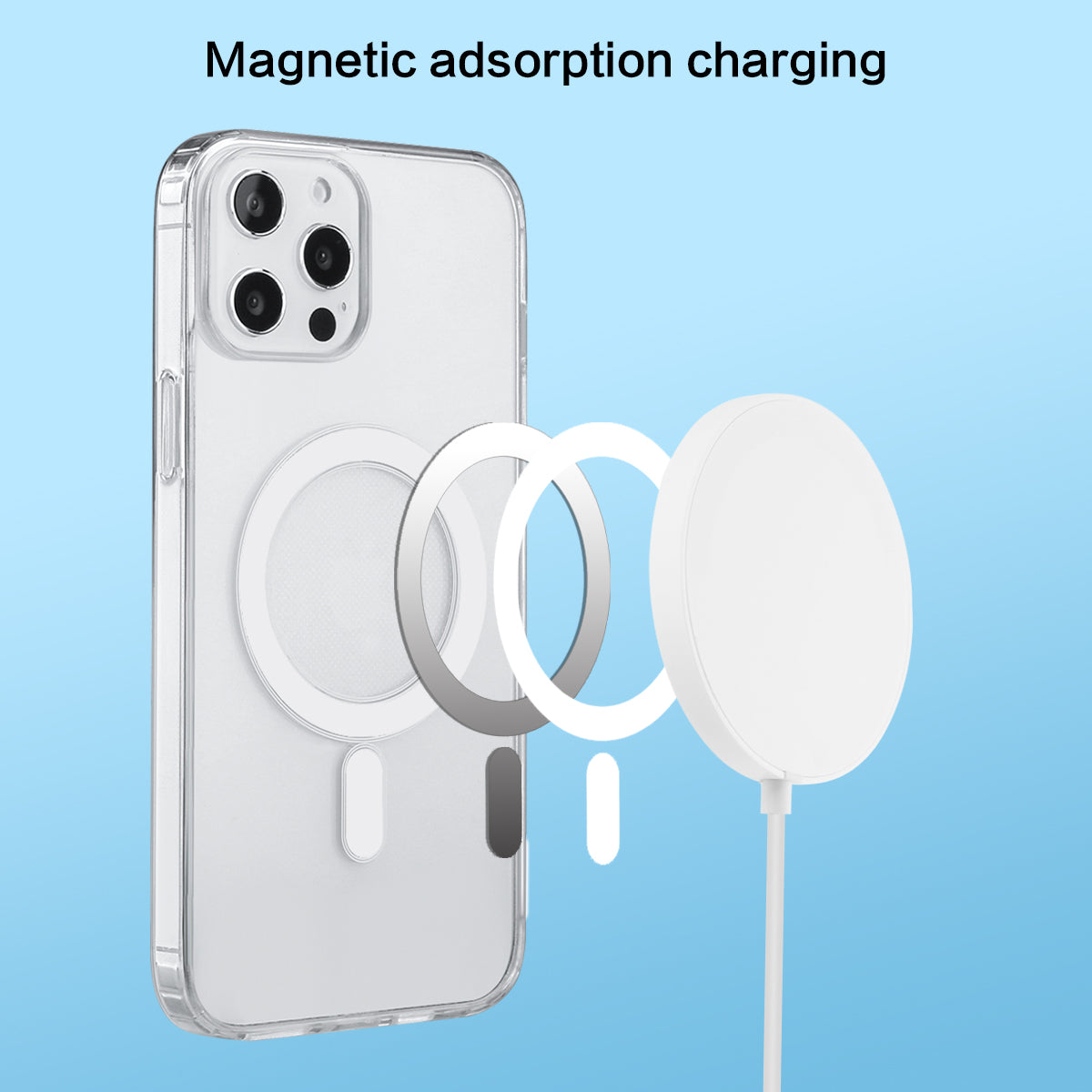 Custodia Magsafe Iphone 12/12Pro - Trasparente